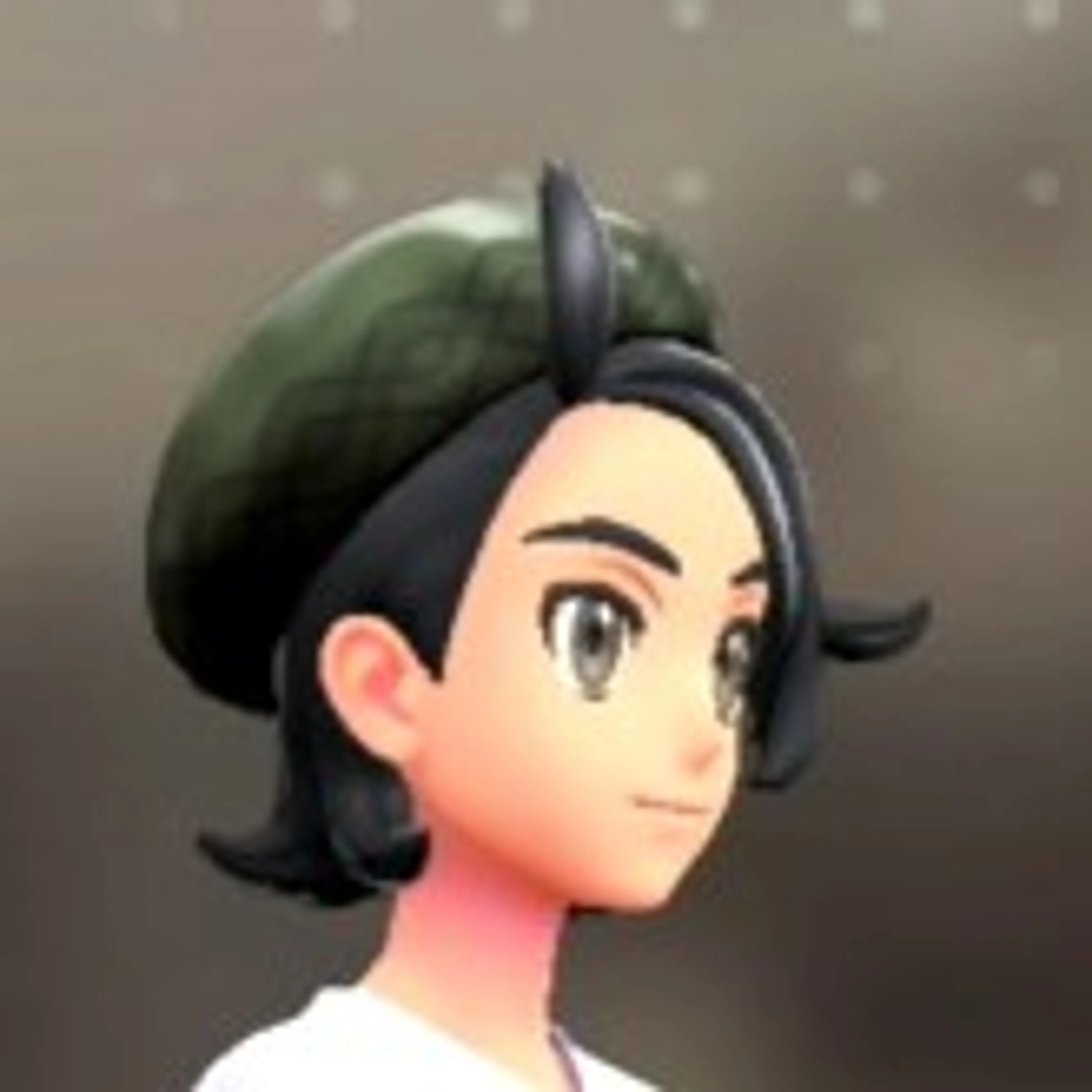 ウールニットベレー - モスグリーン