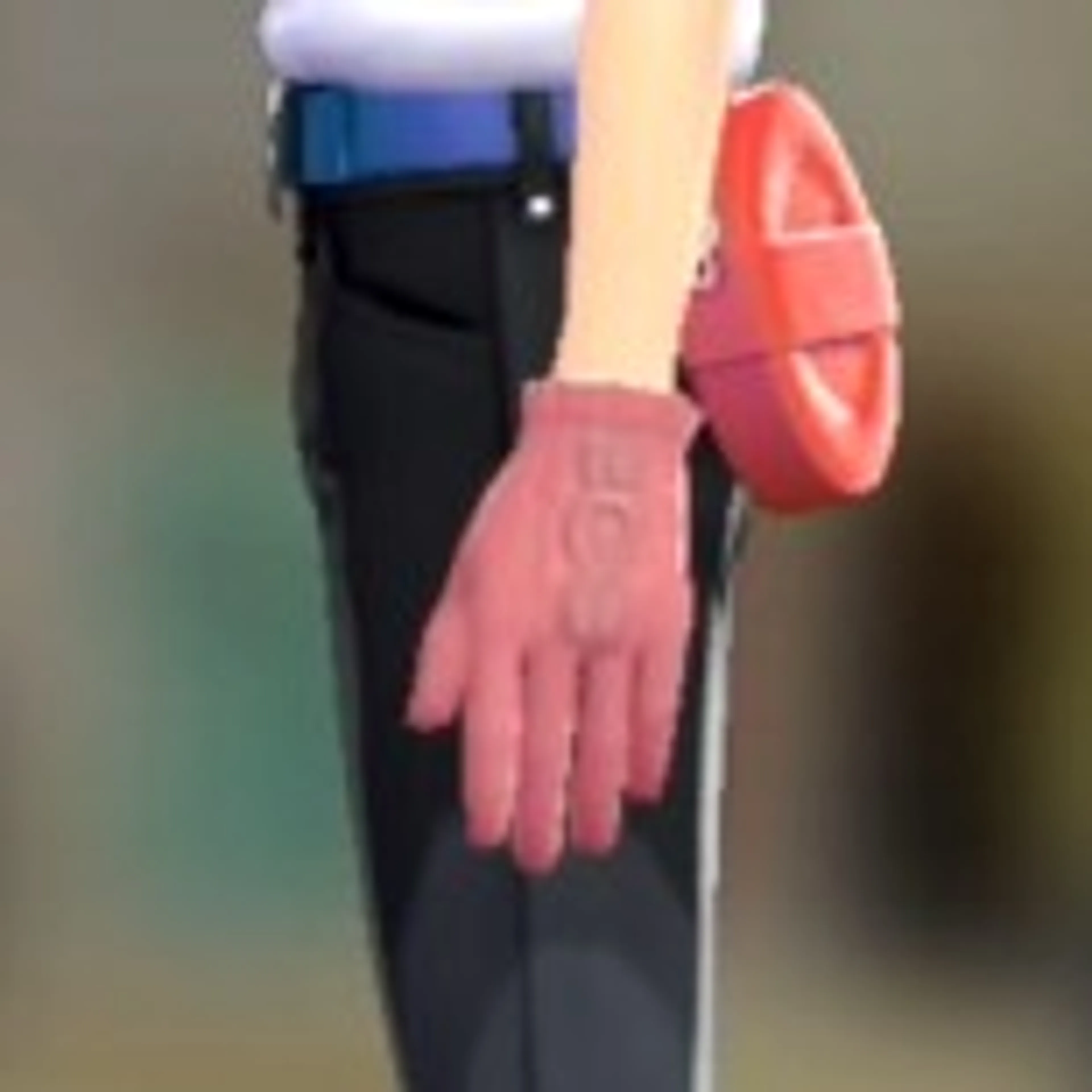 スボミーあみニットグローブ - ピンク