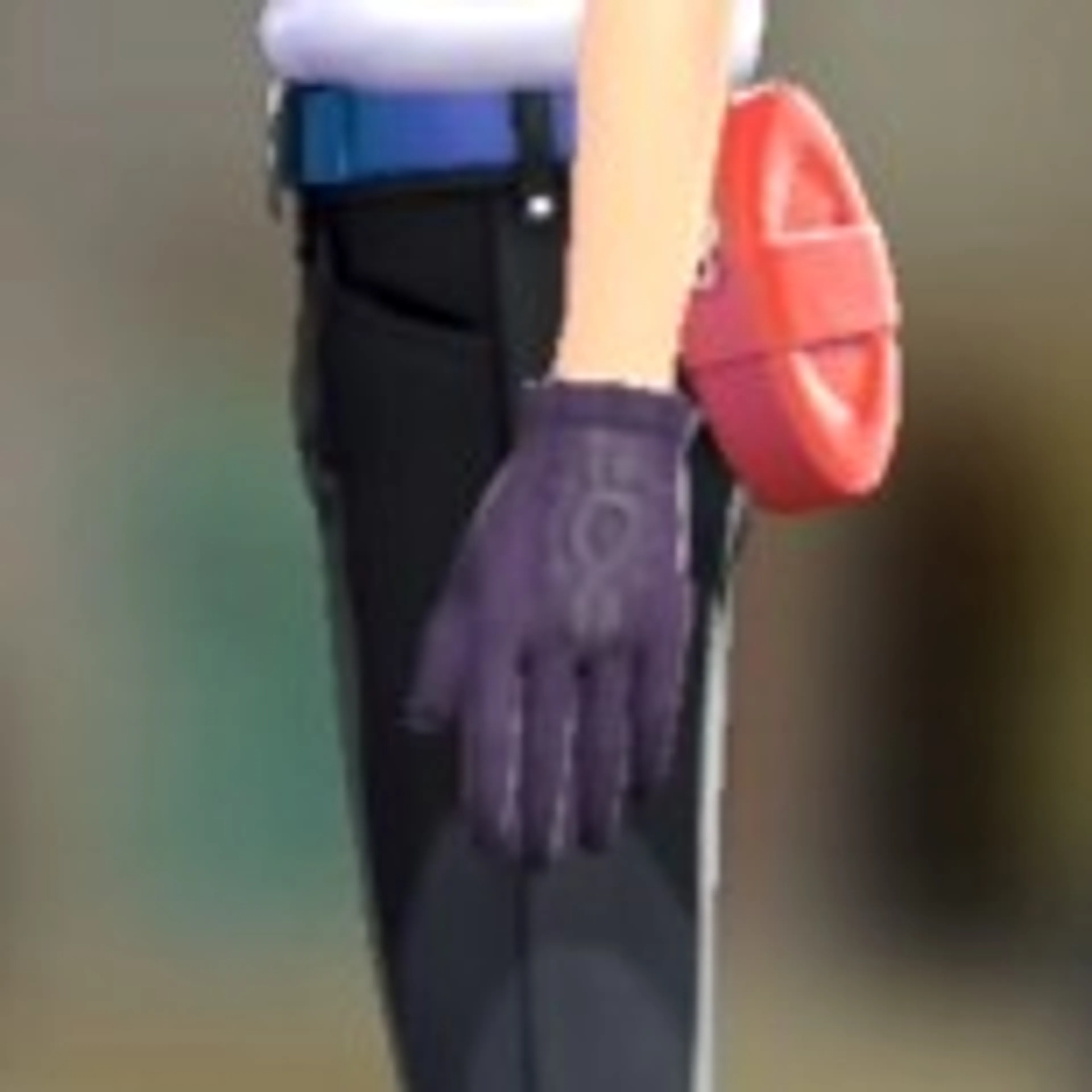 スボミーあみニットグローブ - パープル