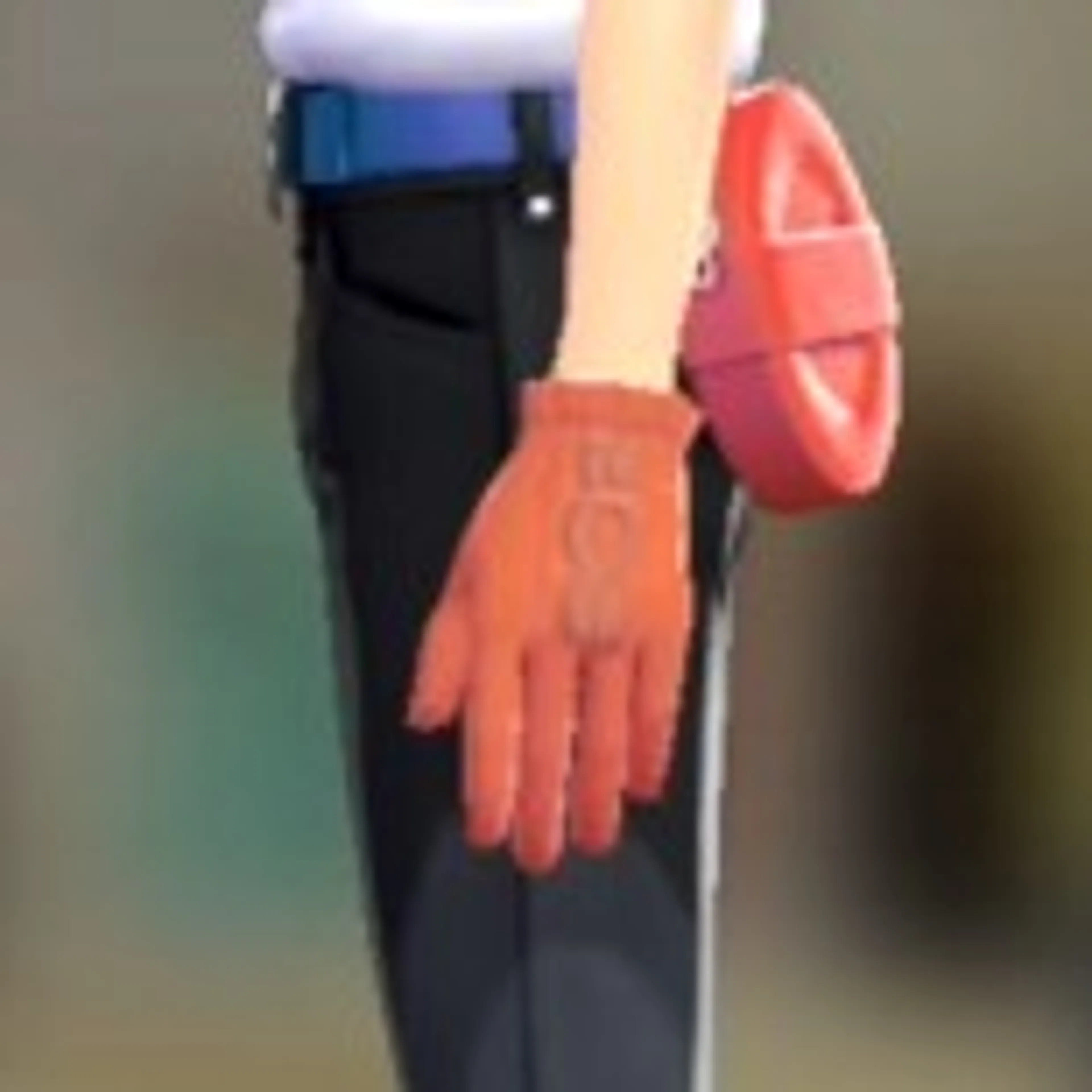 スボミーあみニットグローブ - オレンジ