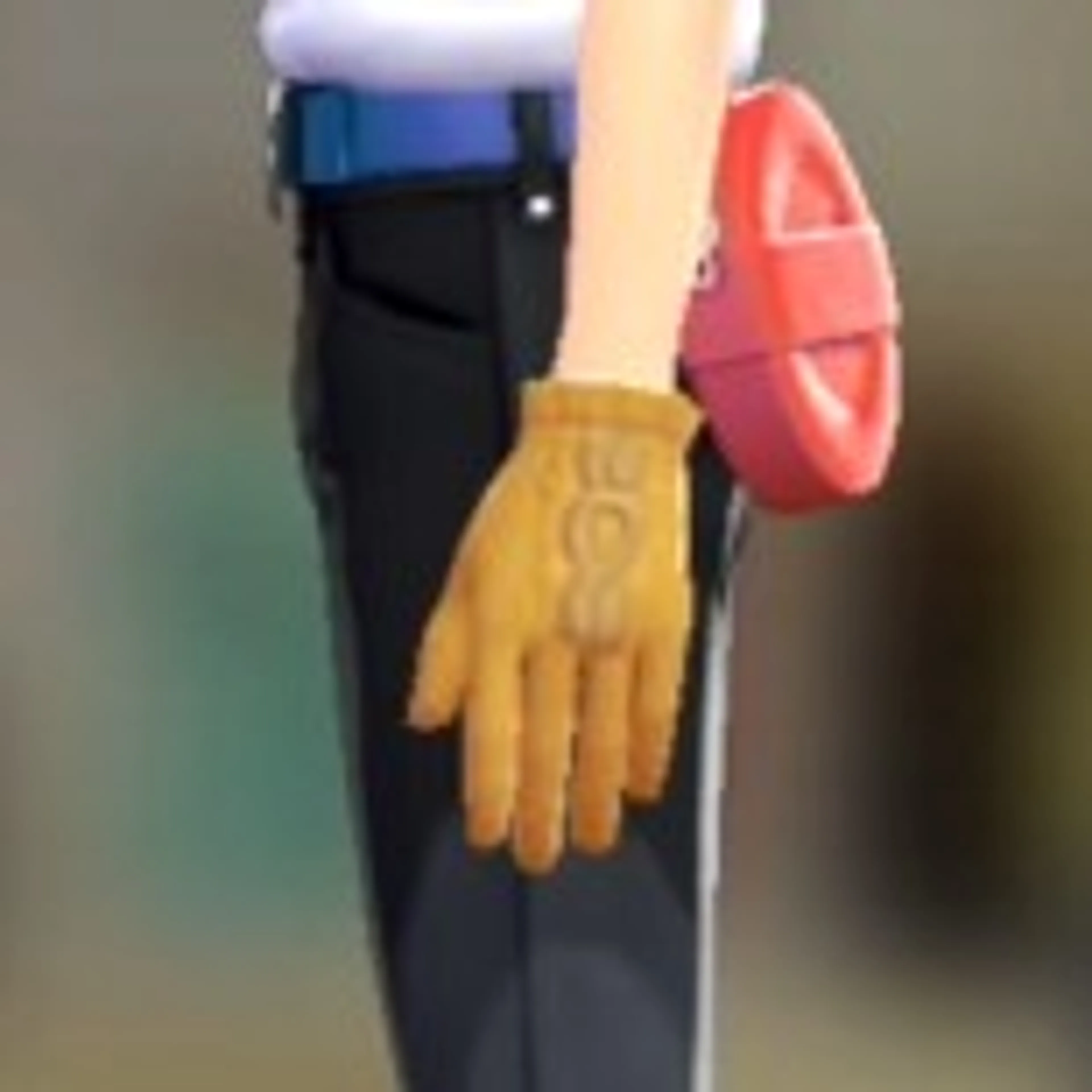 スボミーあみニットグローブ - イエロー