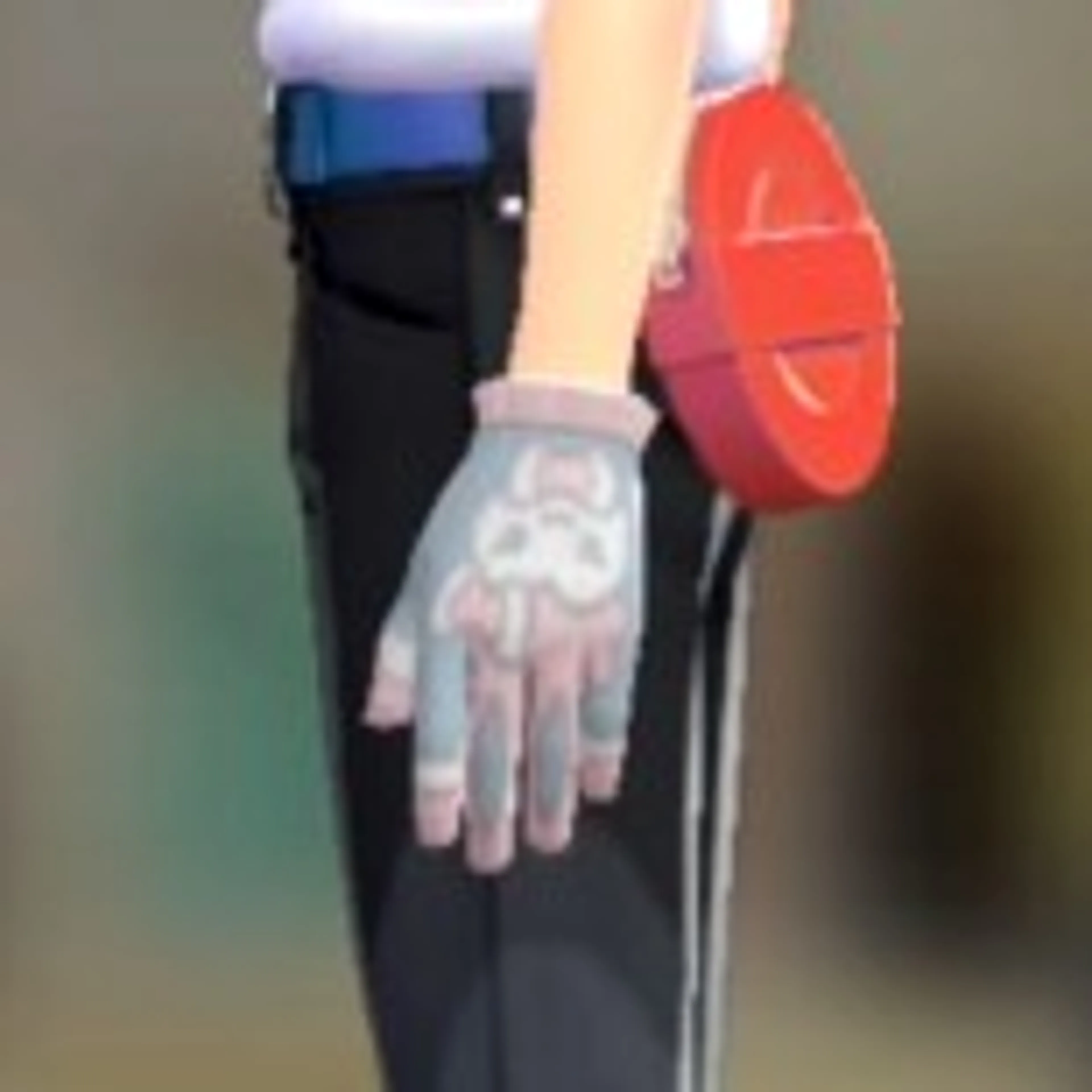 ニンフィアニットグローブ - パステルブルー