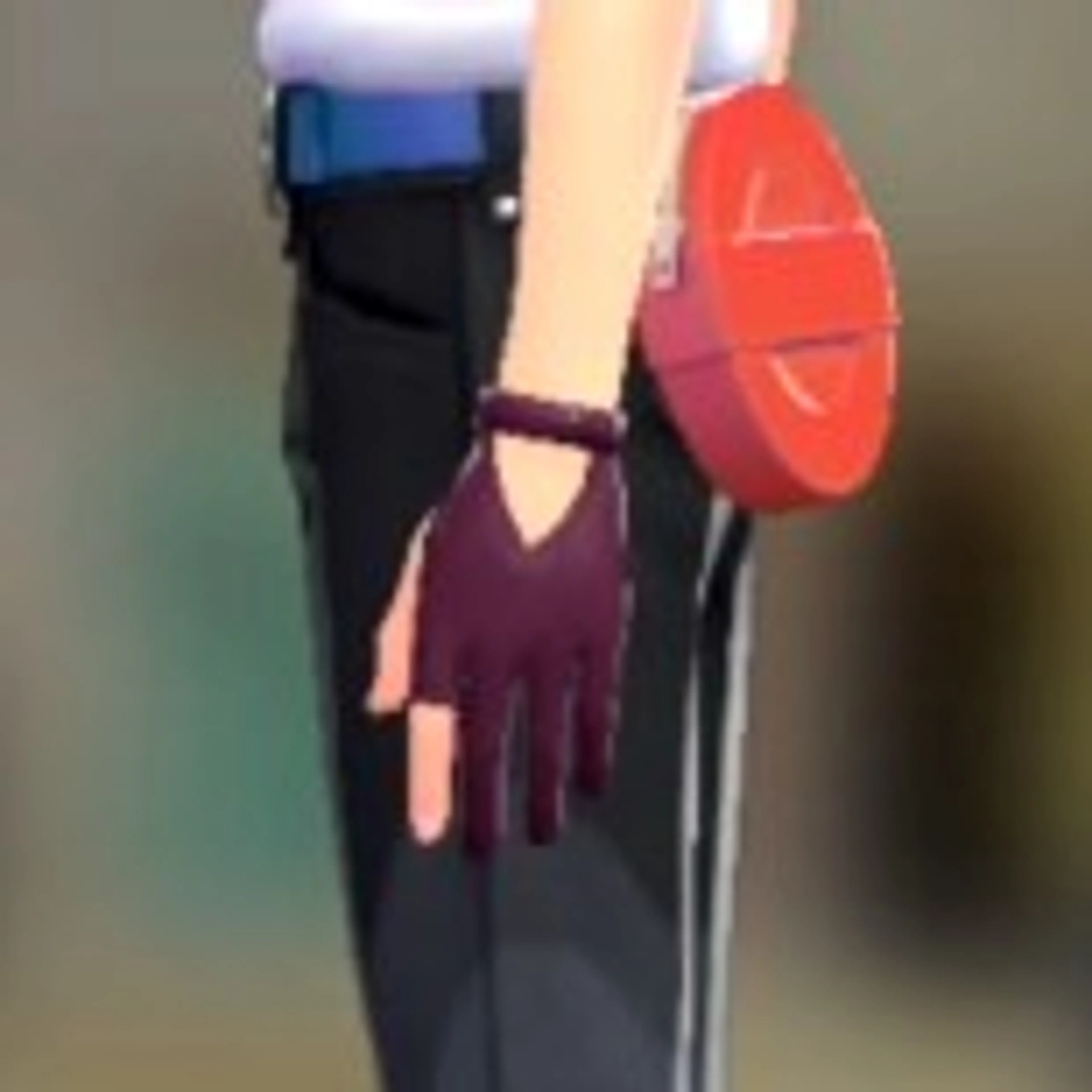 スリーフィンガーグローブ - バーガンディ