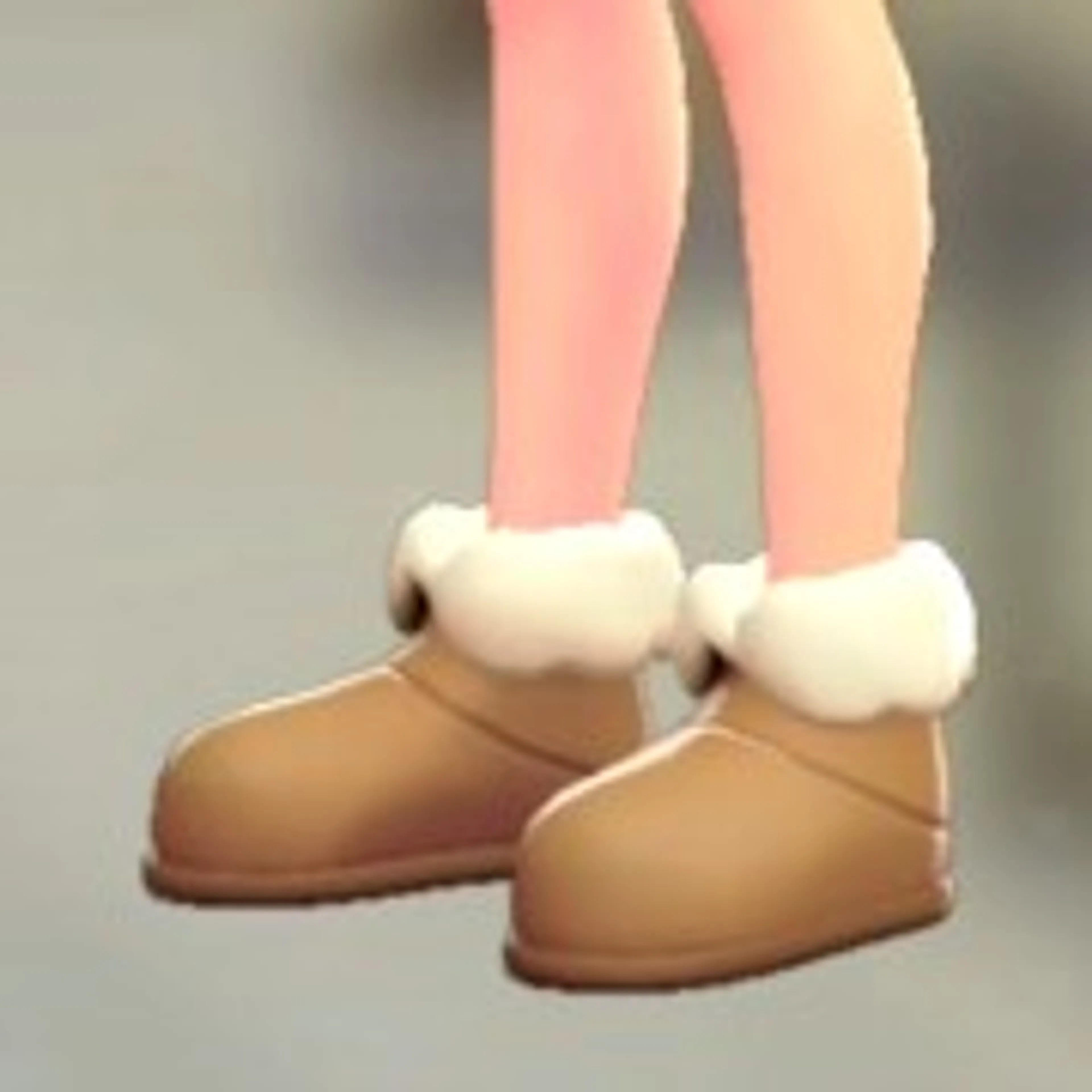 ムートンブーツ - キャメル