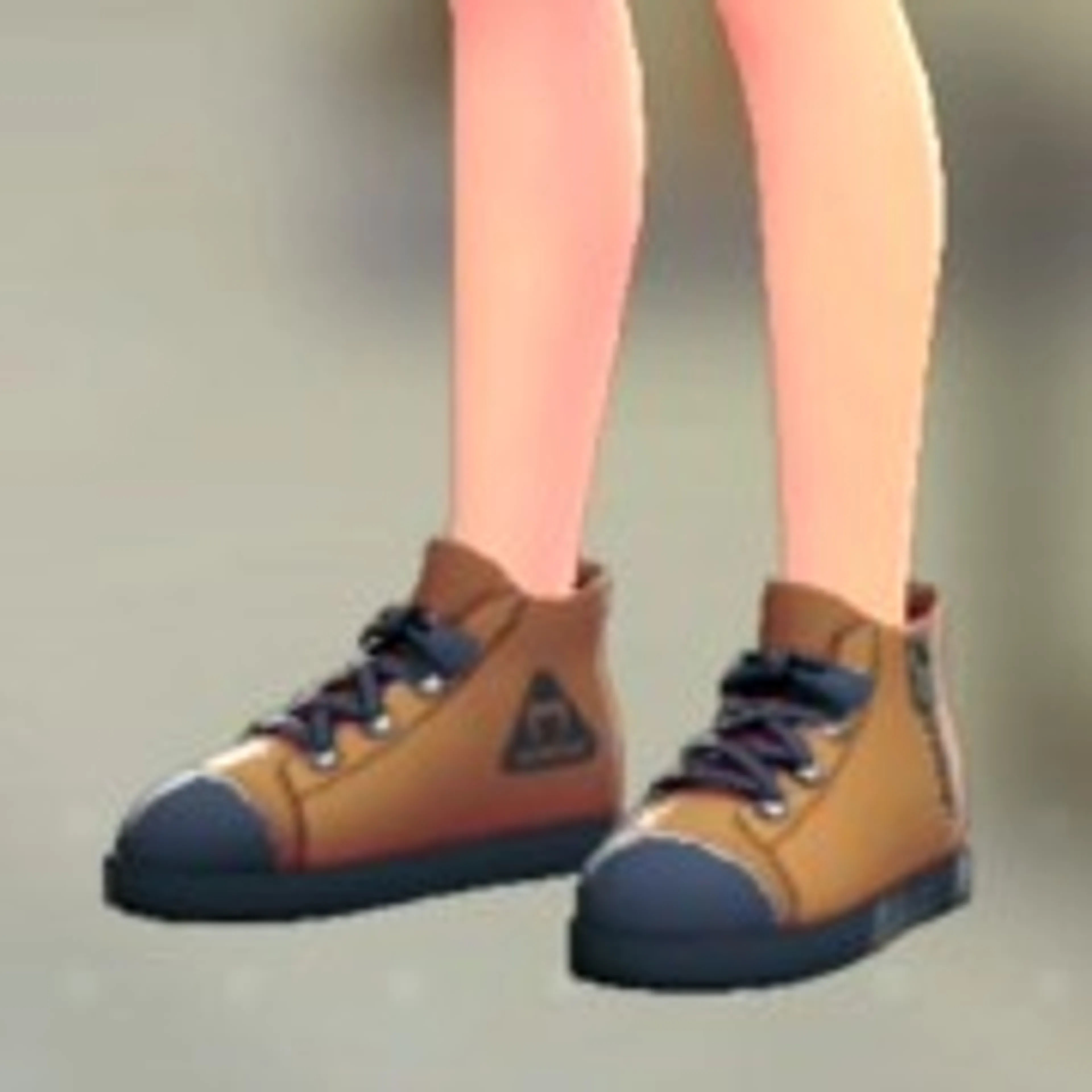 キャンバススニーカー - キャメル