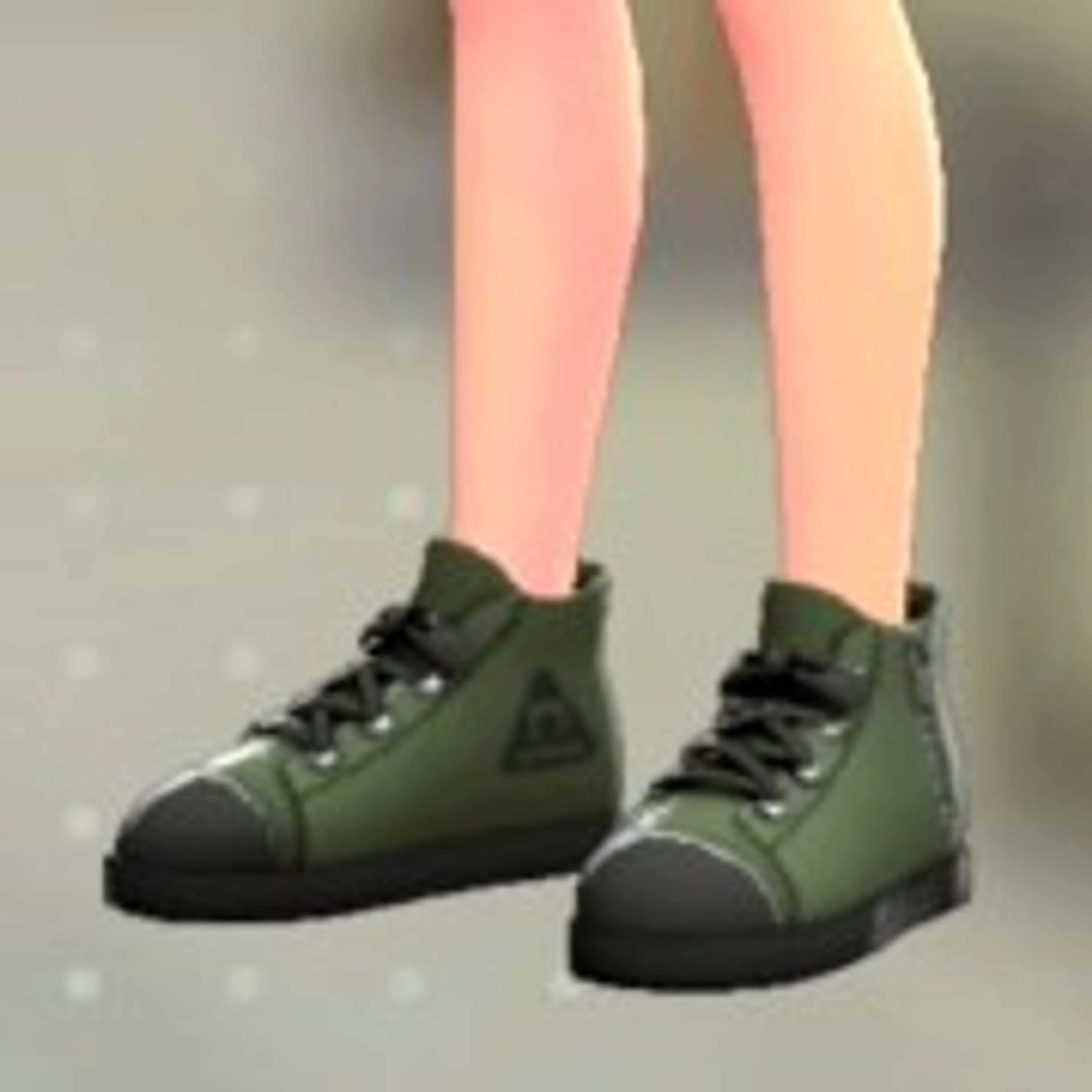 キャンバススニーカー - モスグリーン