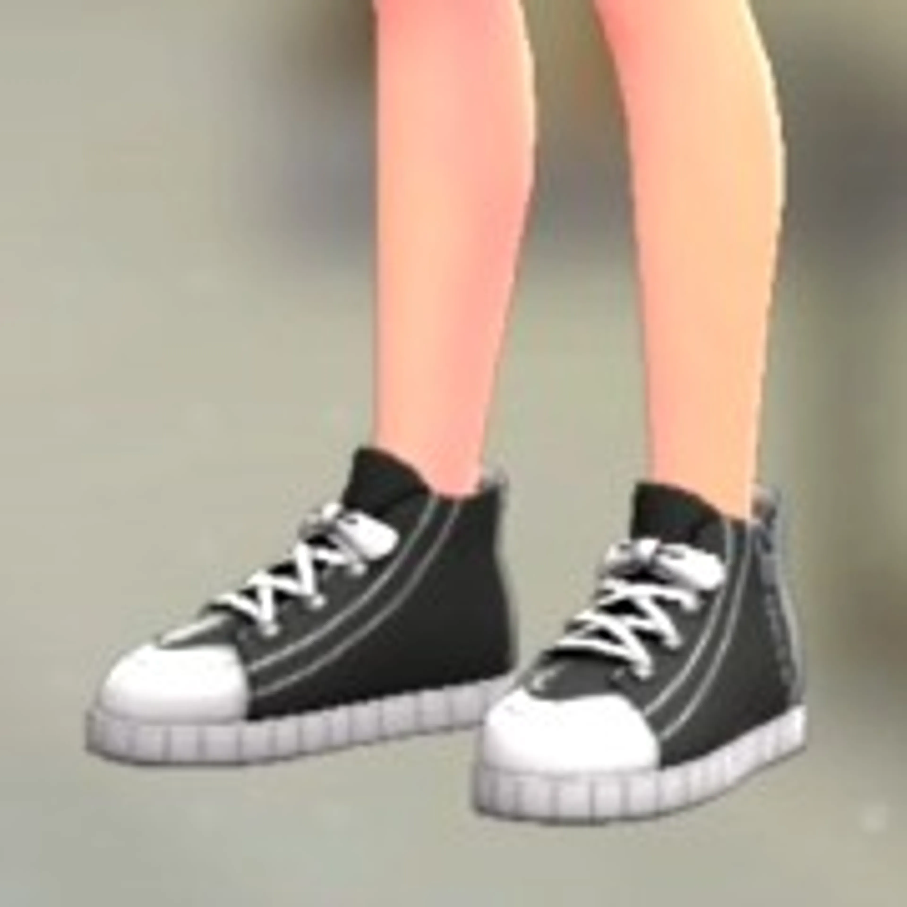 キャンバススニーカー - ブラック