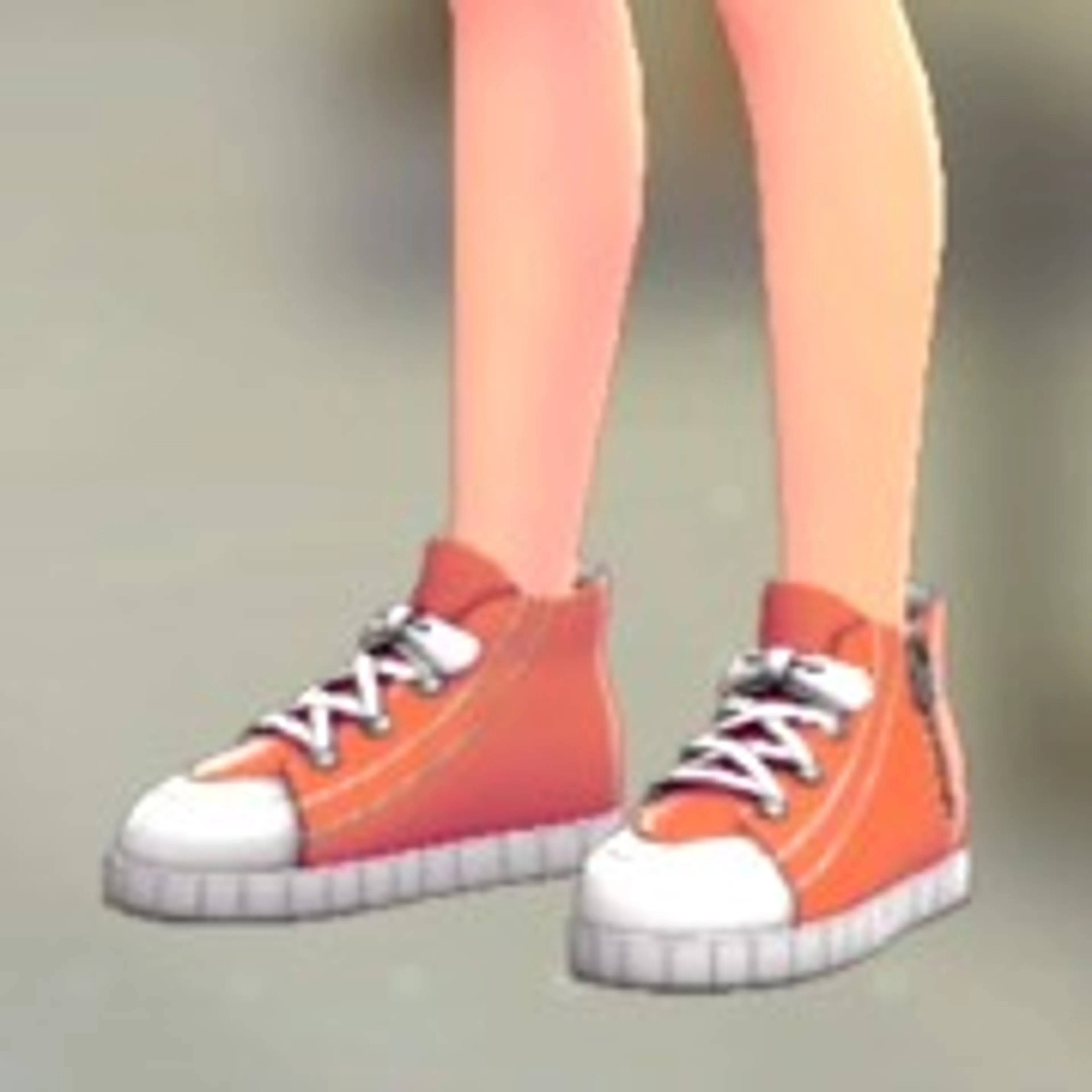 キャンバススニーカー - オレンジ