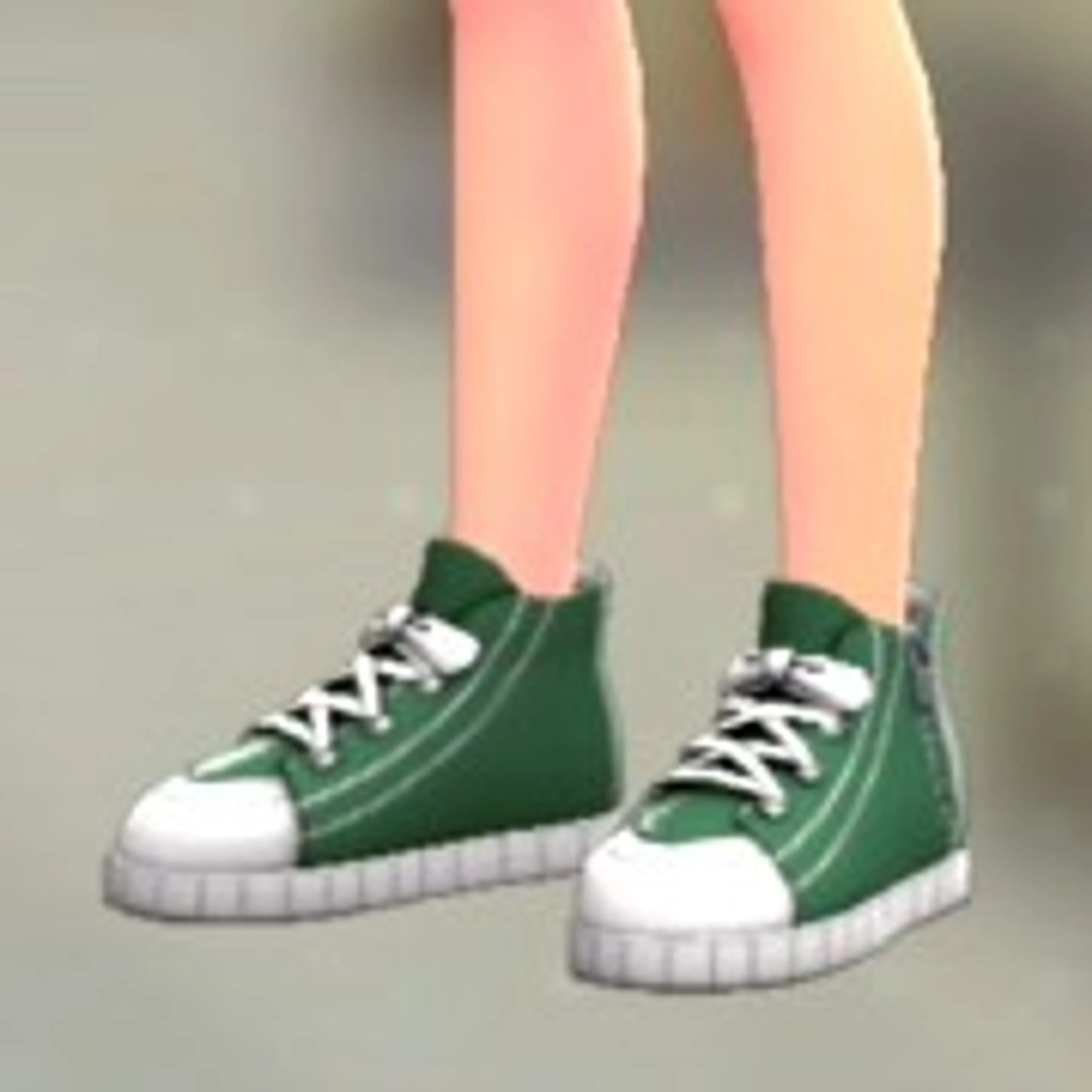 キャンバススニーカー - グリーン