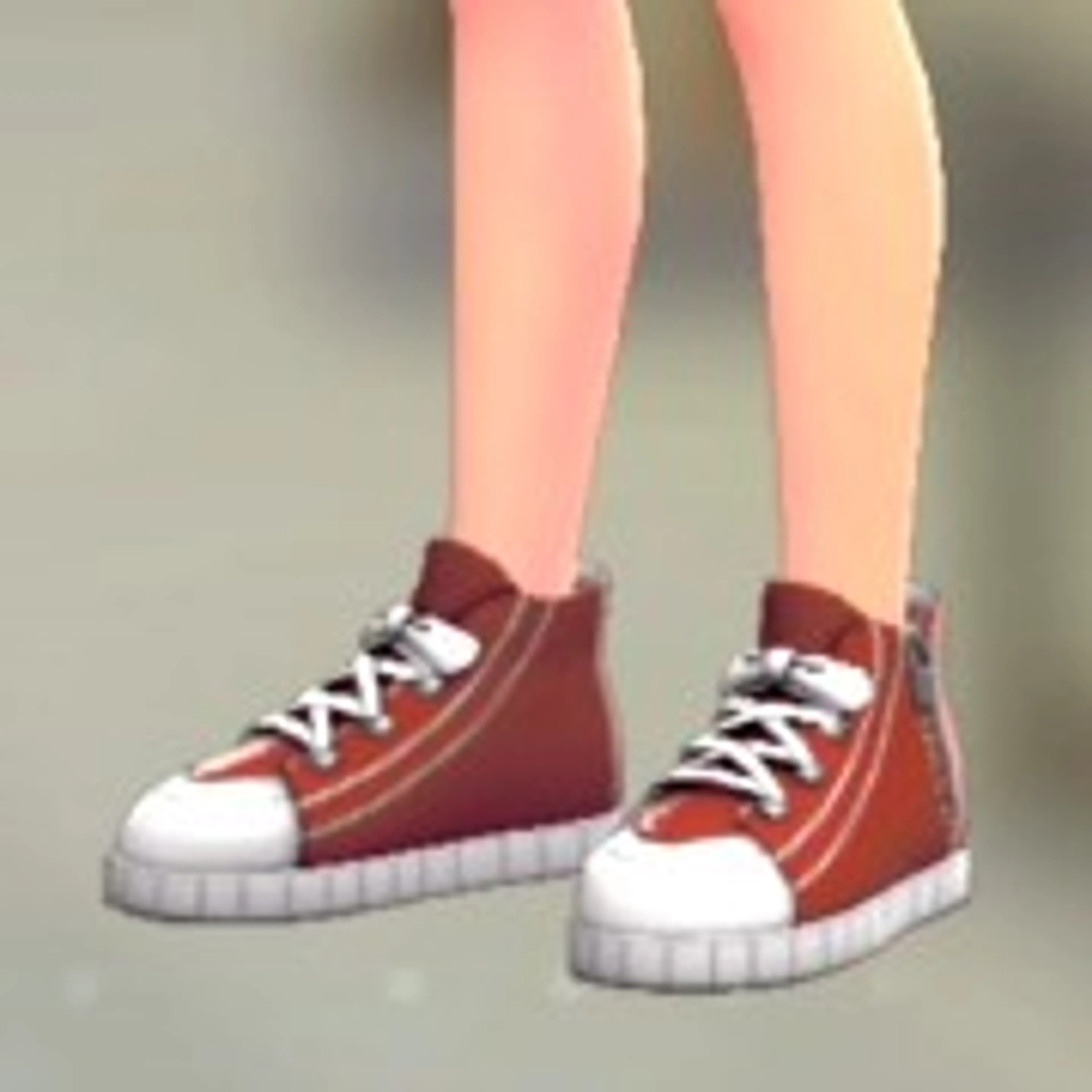 キャンバススニーカー - レッド