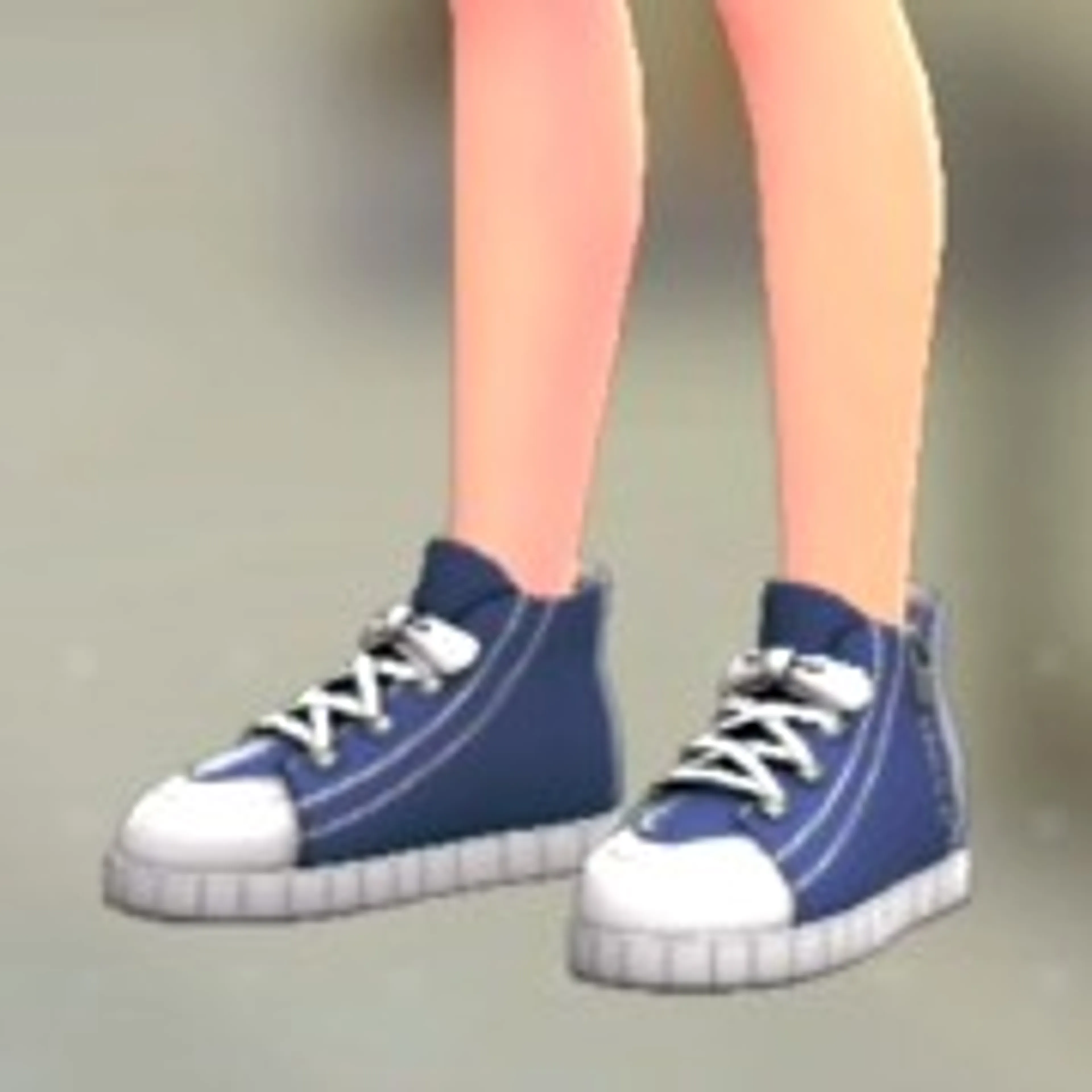 キャンバススニーカー - ブルー