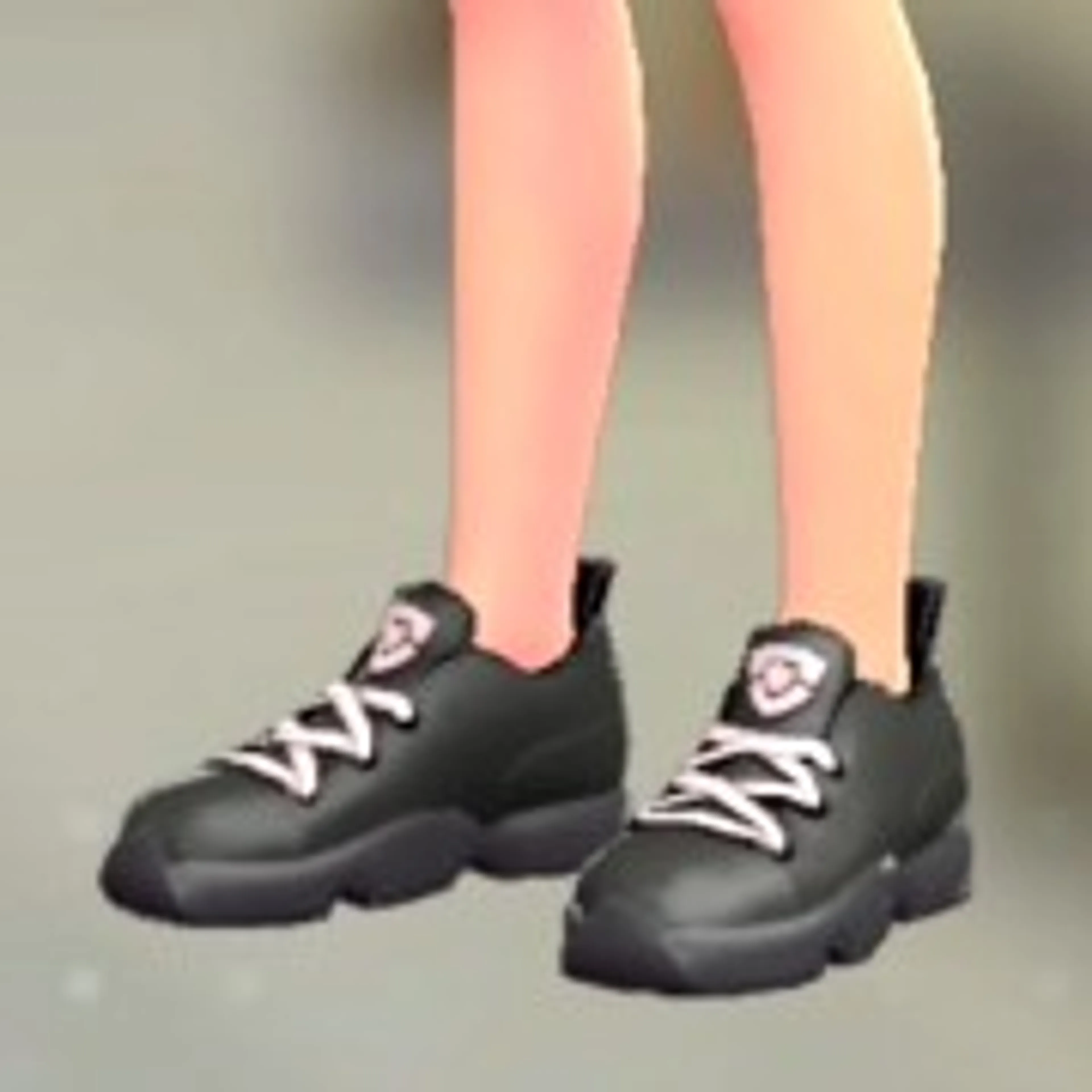 ミッドカットスニーカー - ブラック