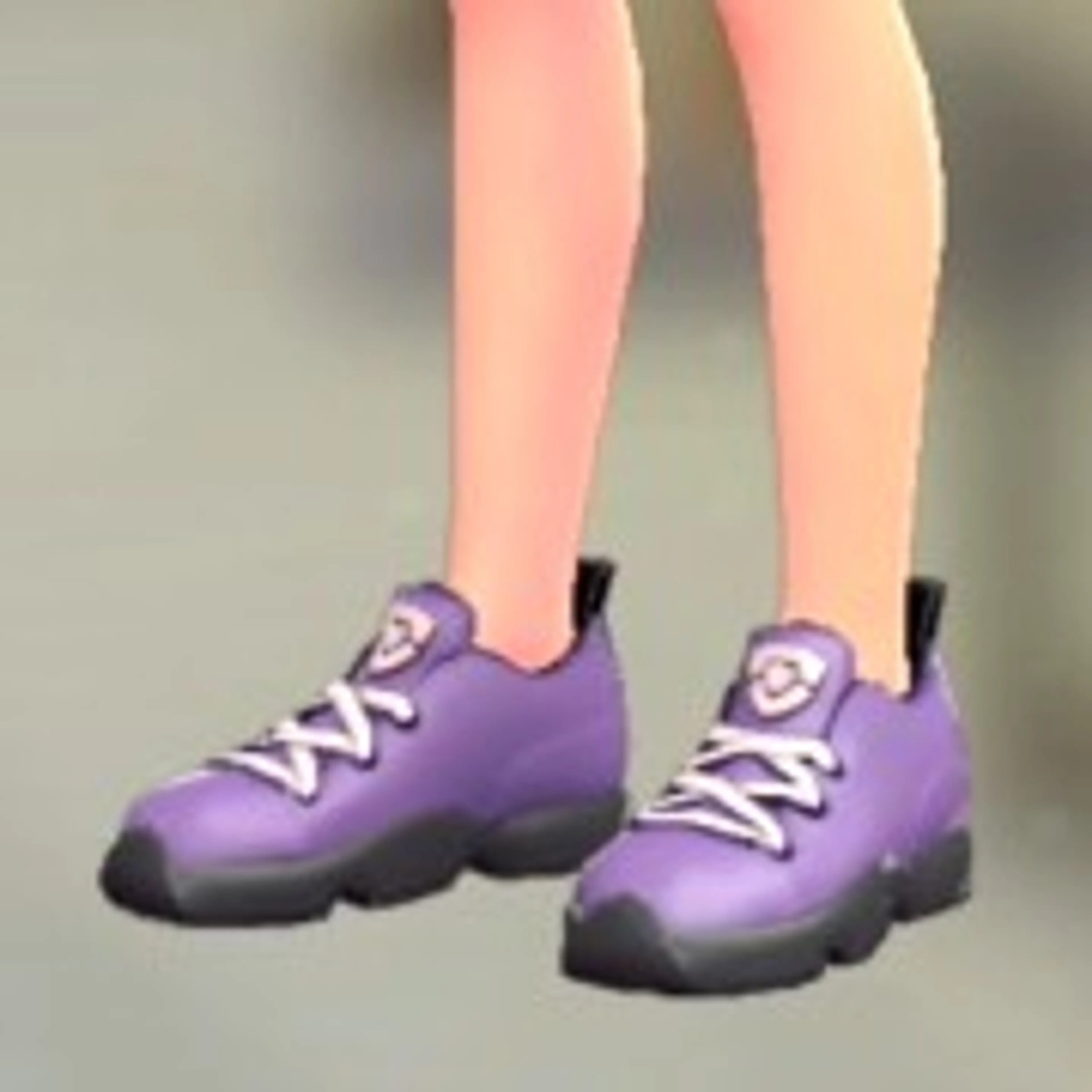 ミッドカットスニーカー - パープル
