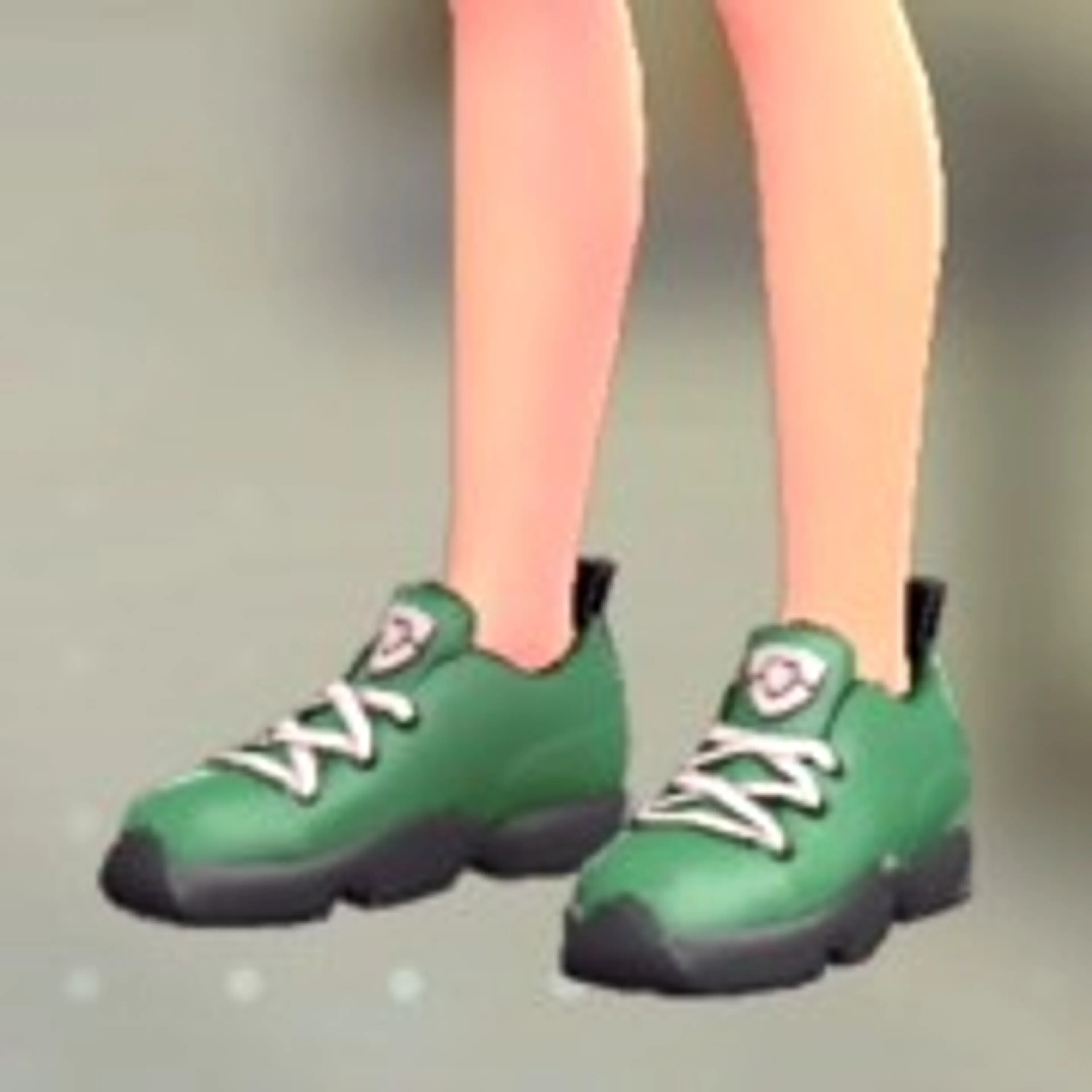 ミッドカットスニーカー - グリーン