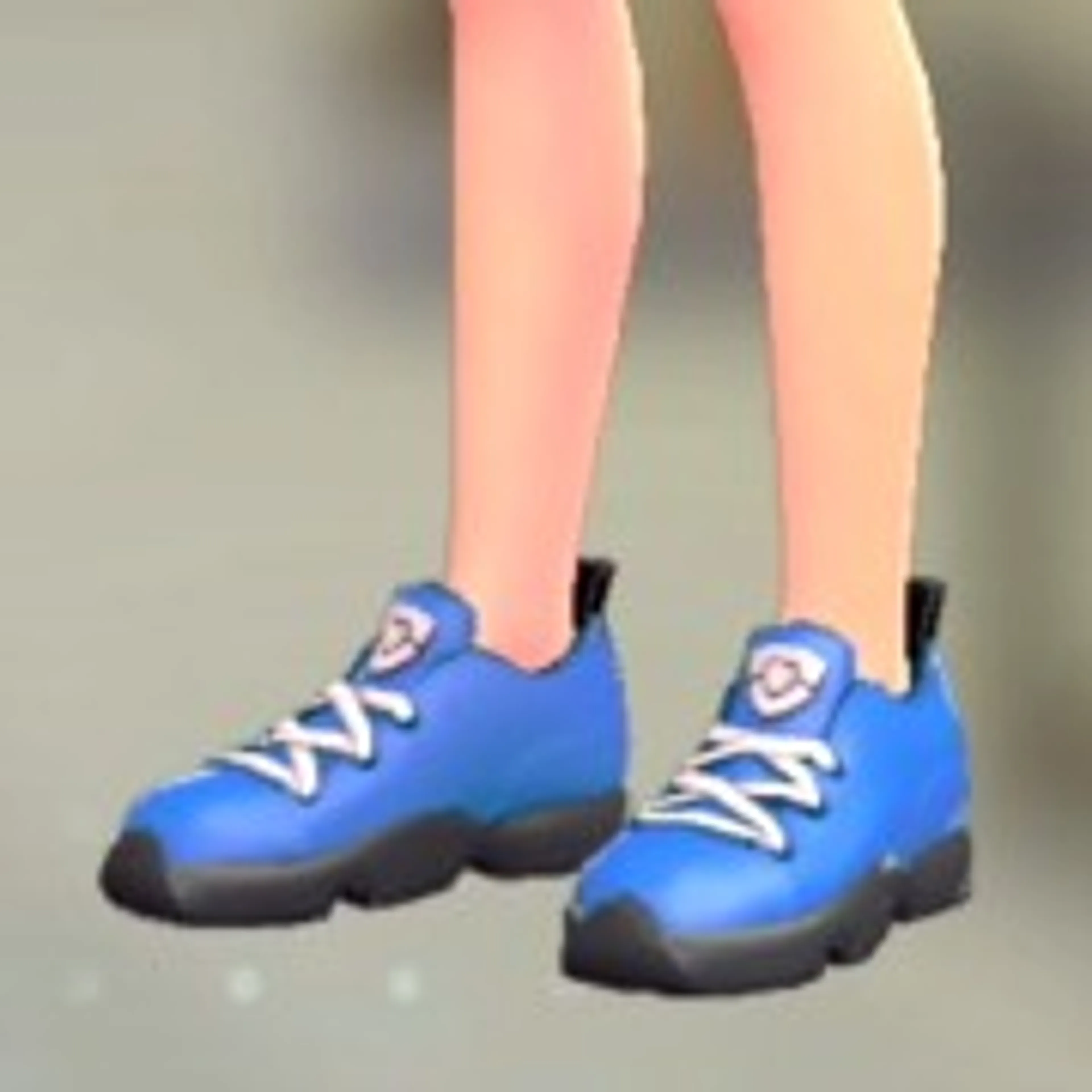 ミッドカットスニーカー - ブルー