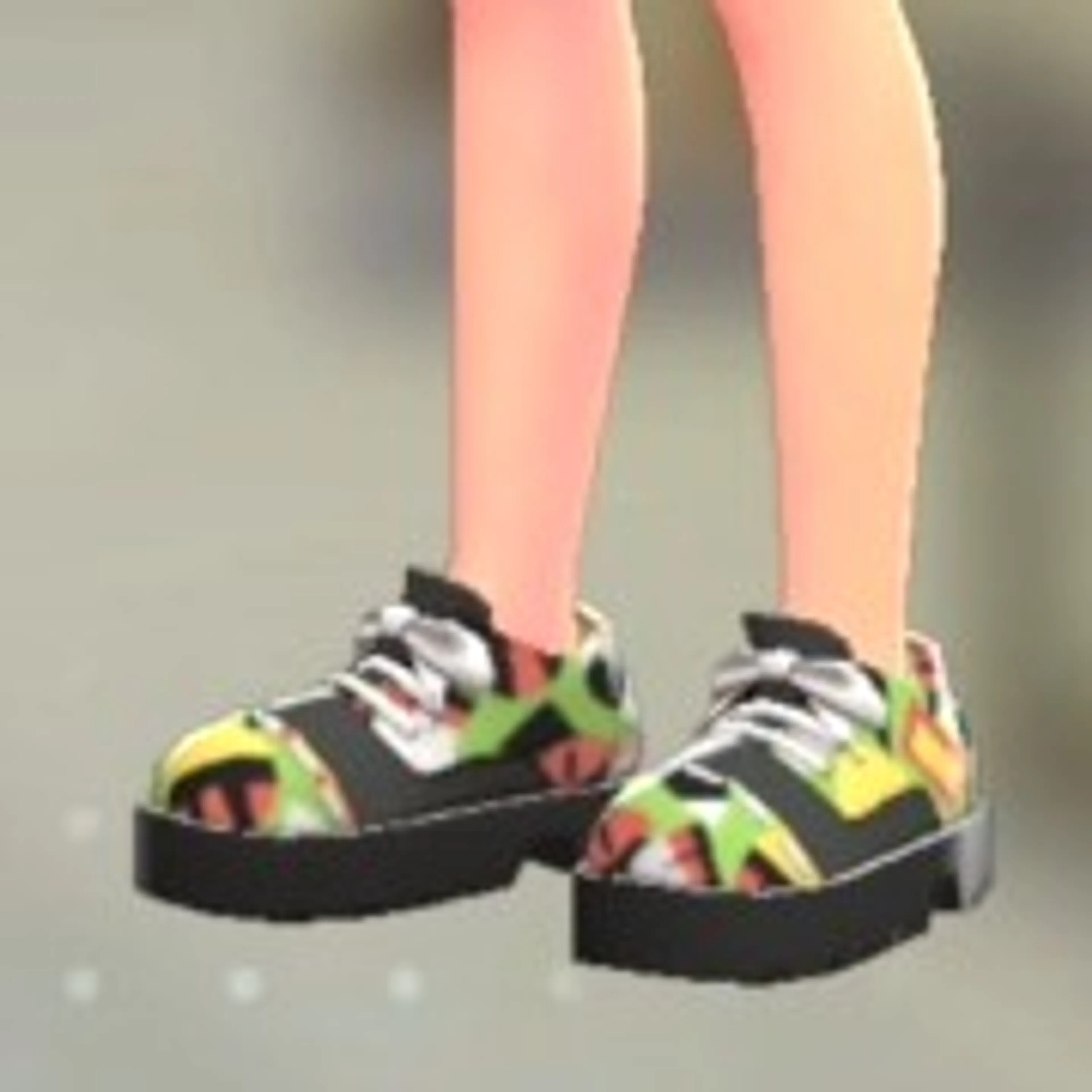 レースアップシューズ - スピリットパターン