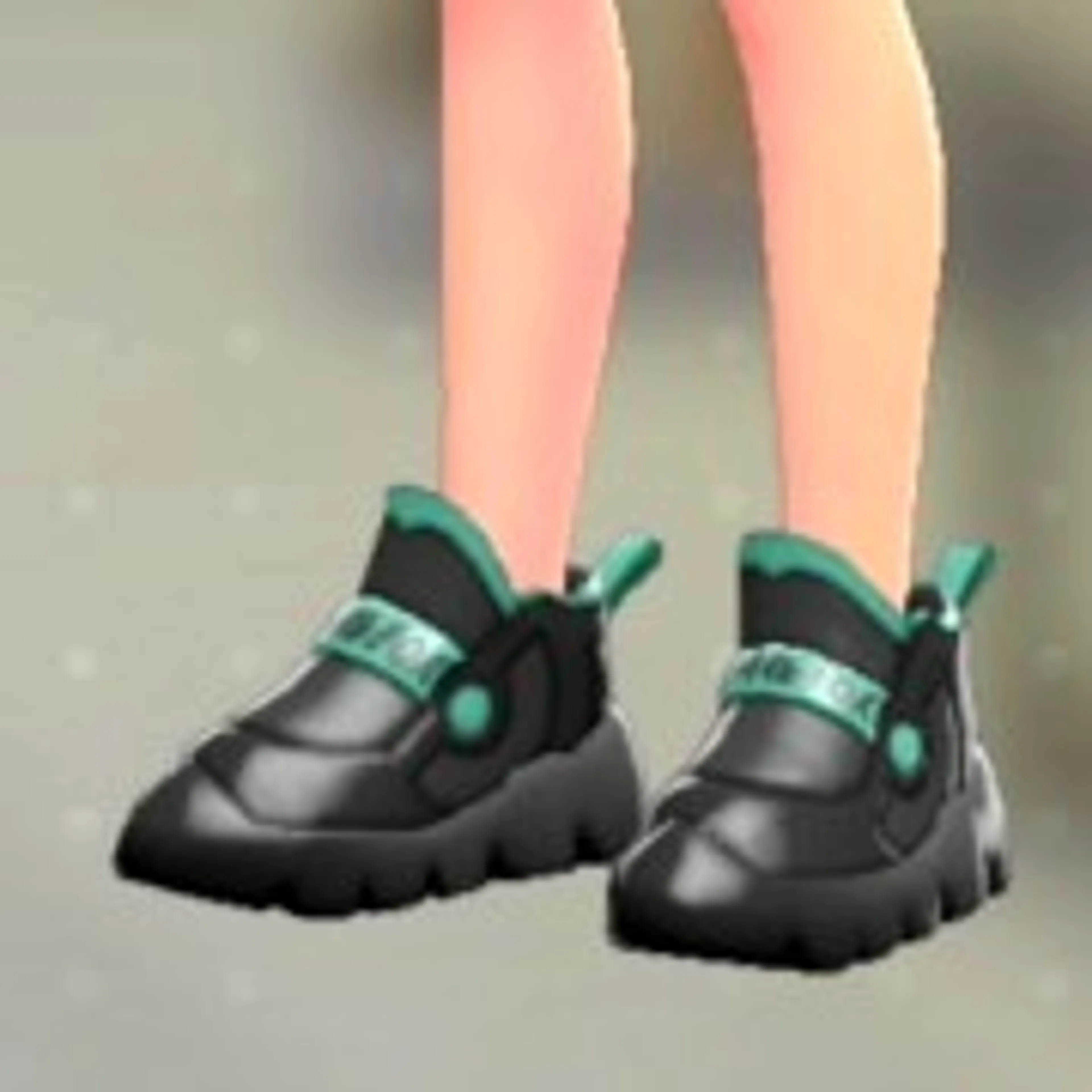 ボリュームソールスニーカー - ブラック