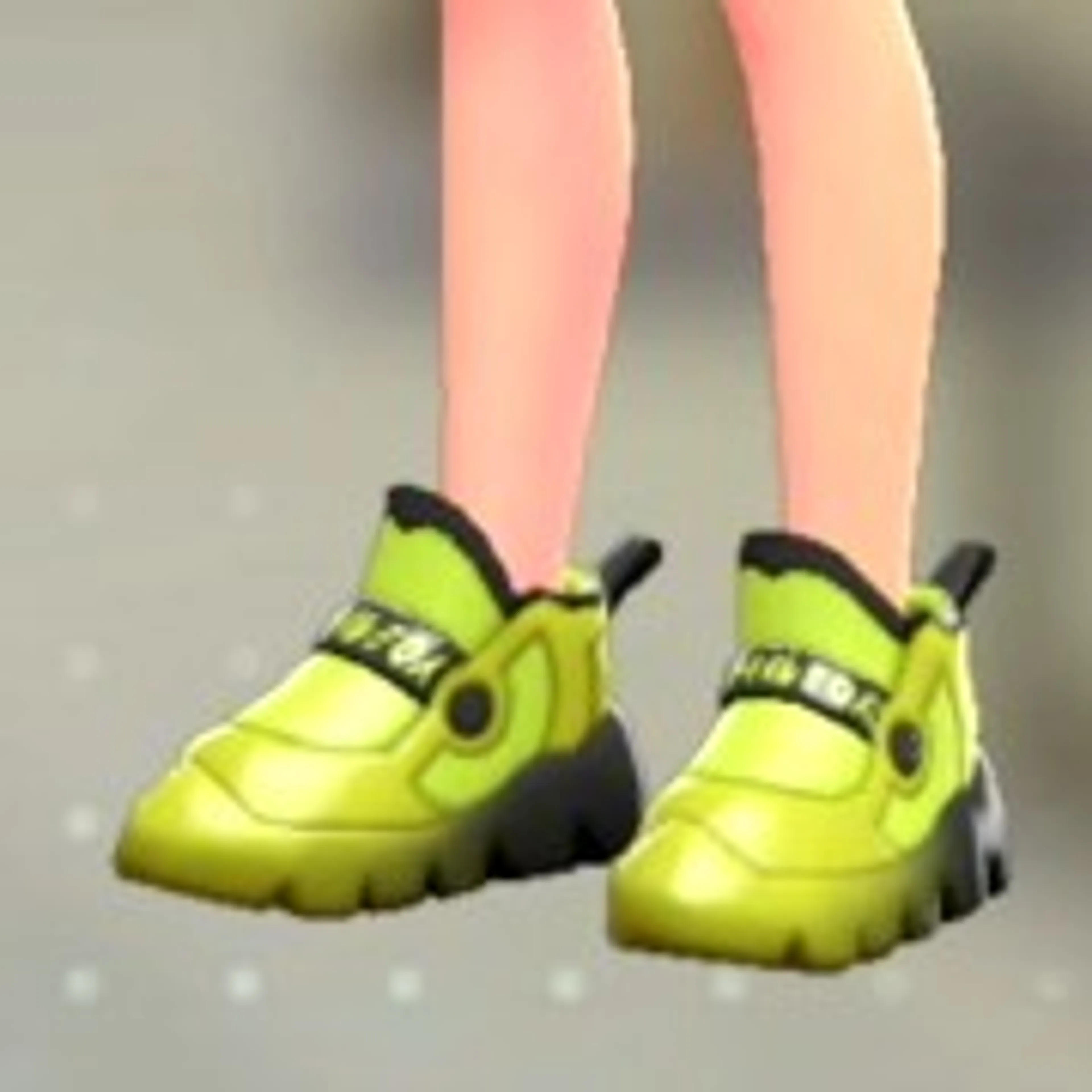 ボリュームソールスニーカー - イエロー