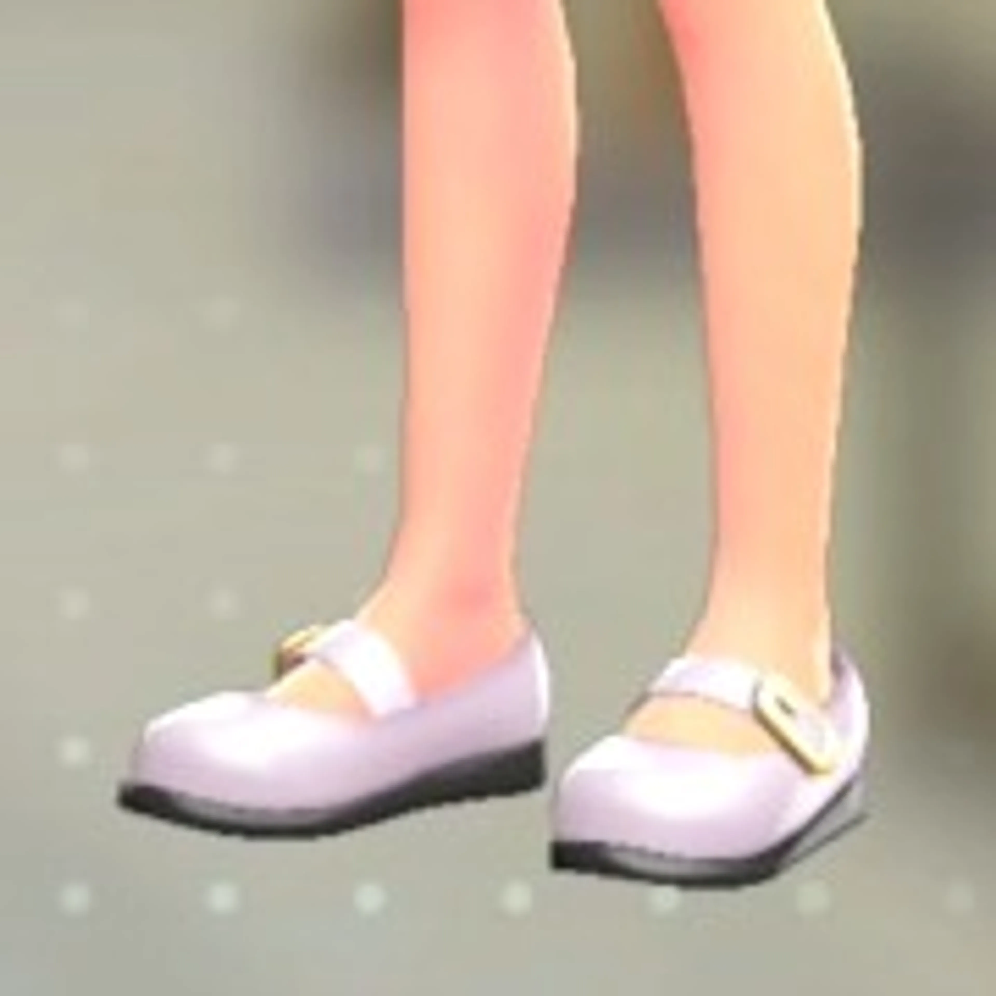 ストラップパンプス - ペールパープル