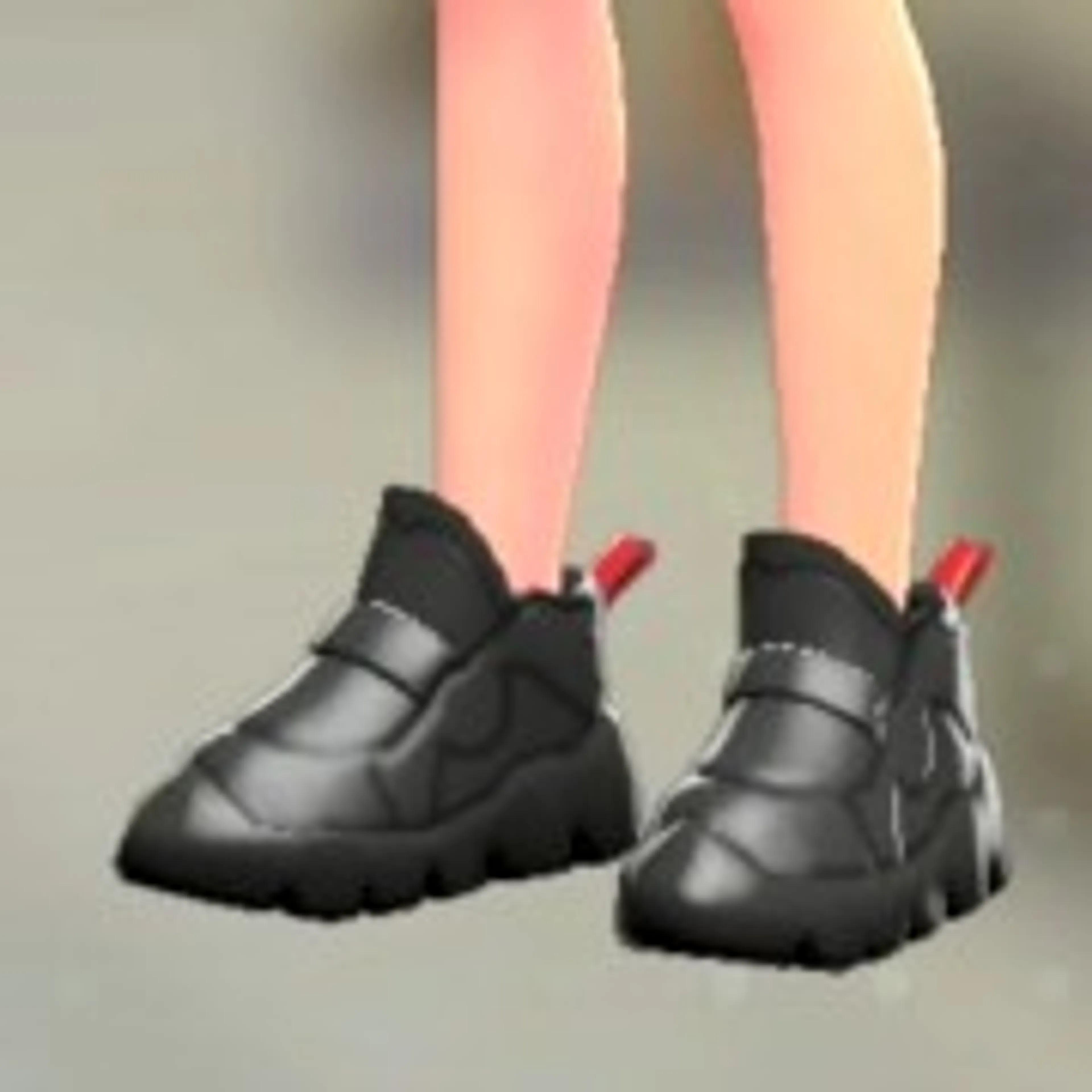 ボリュームソールスニーカー - ブラック×ブラック