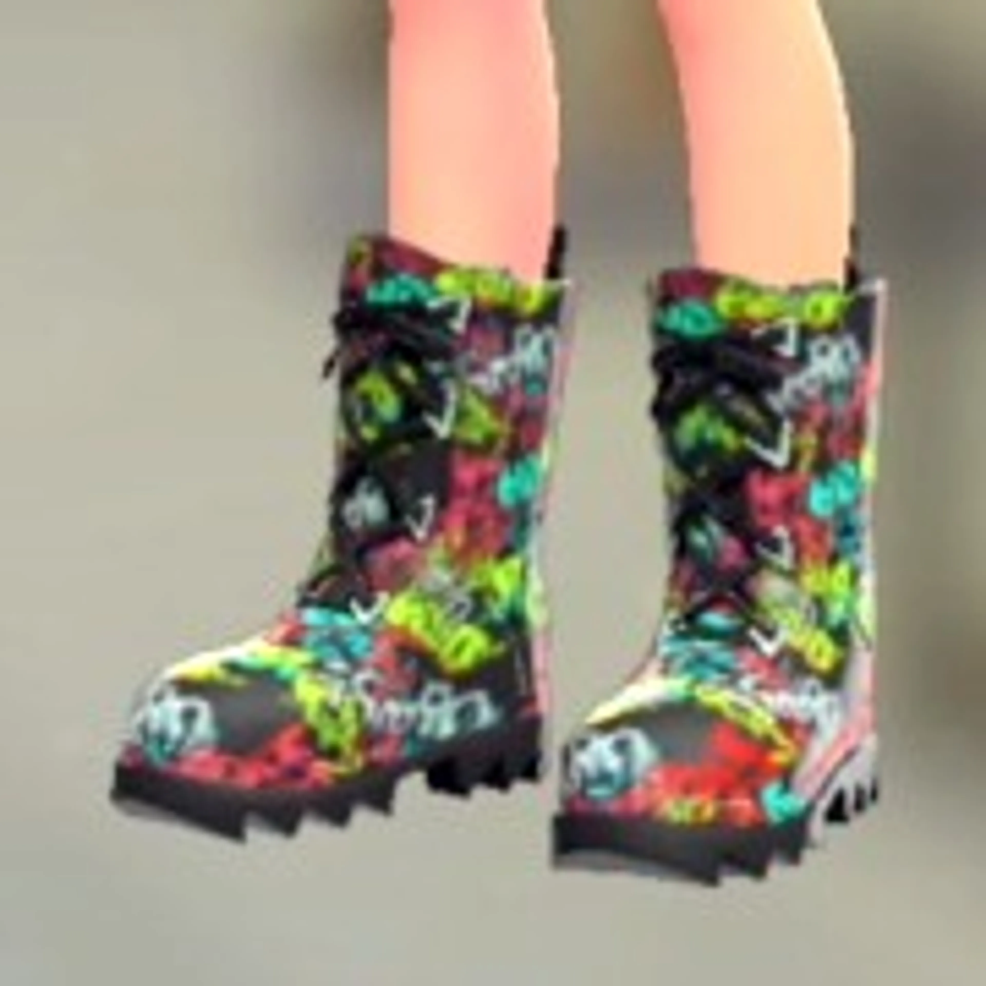 コンバットブーツ - ヘビーブラック