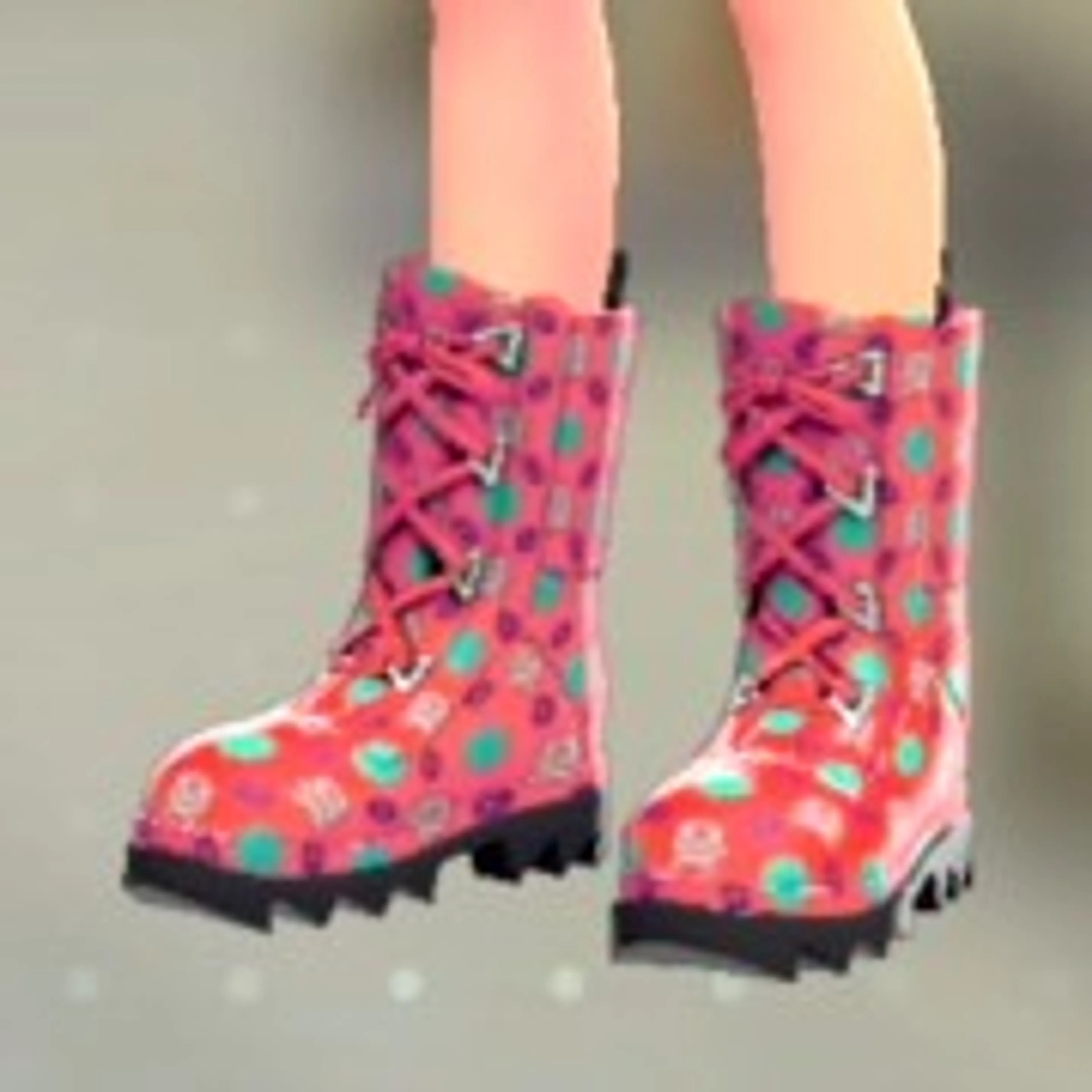 コンバットブーツ - ガスレッド