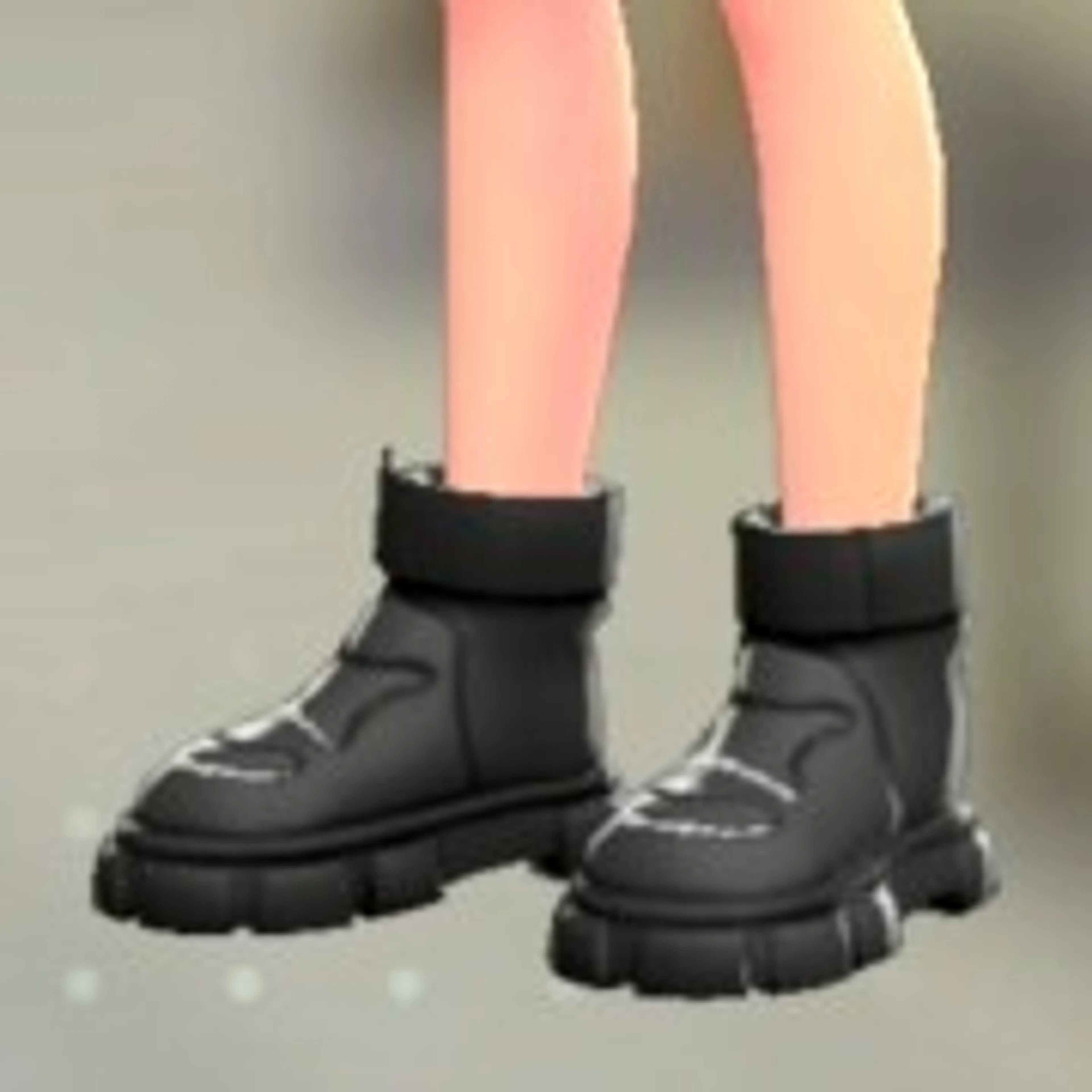 チャンキースニーカー - ブラック