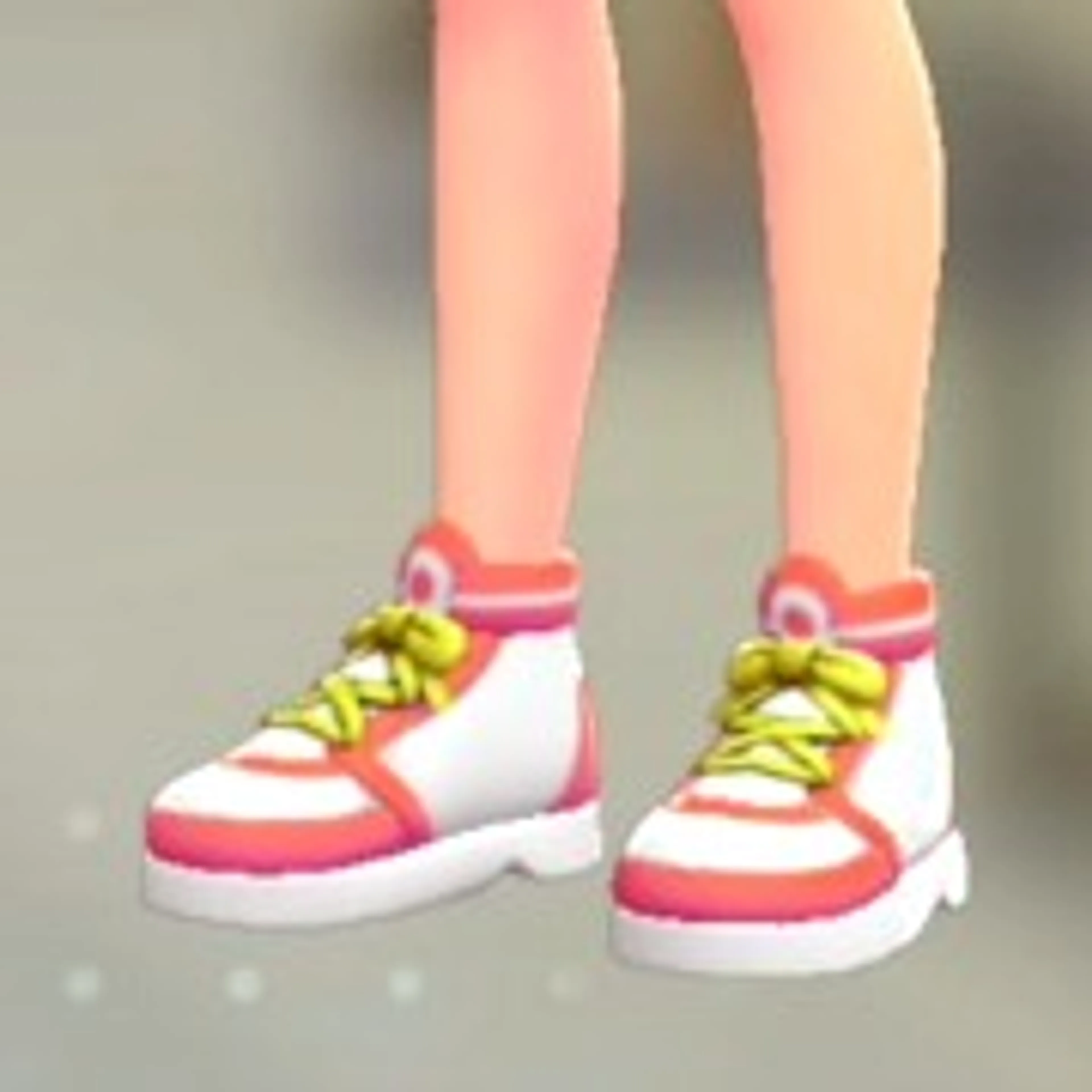 ハイカットスニーカー - オレンジ