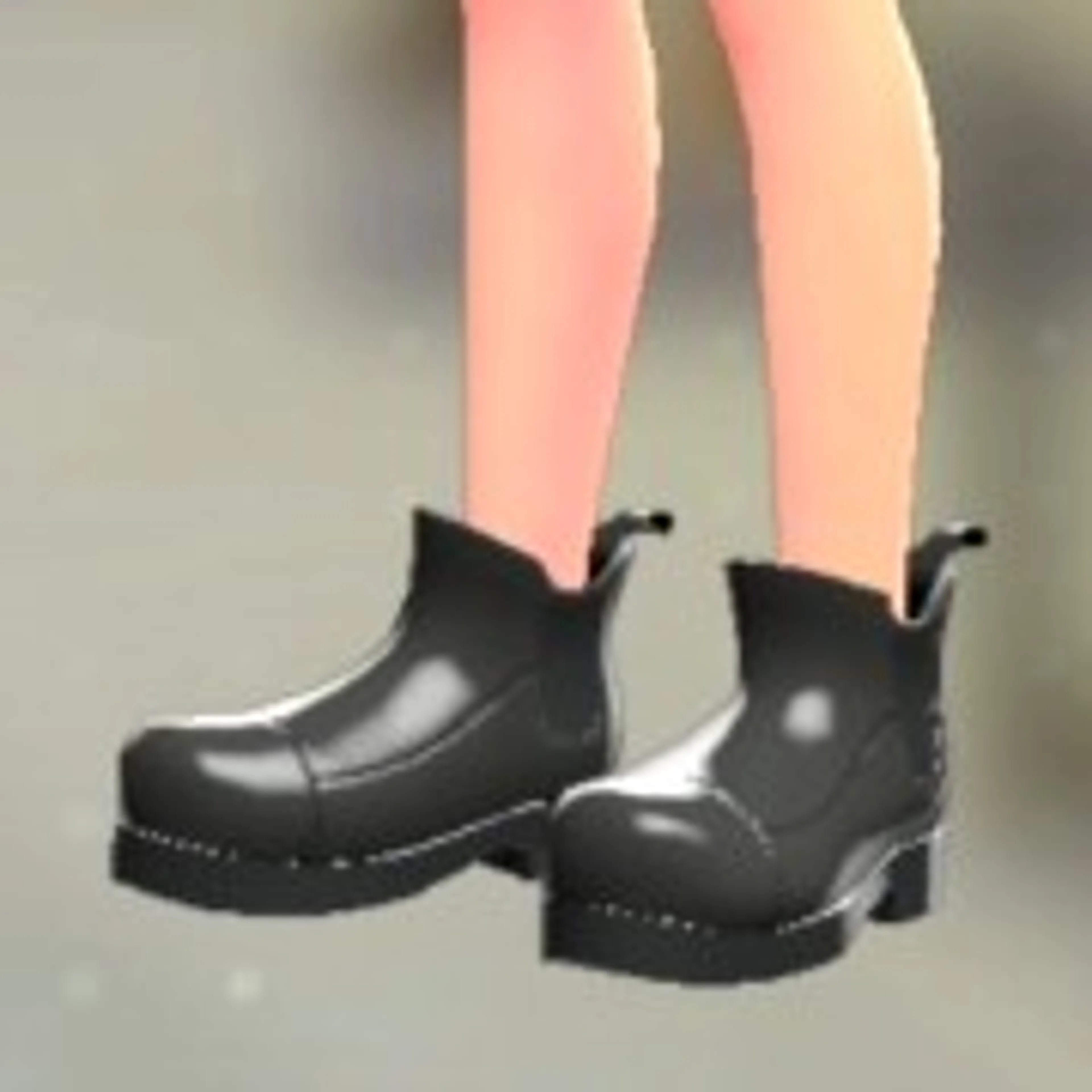 サイドゴアブーツ - ブラック