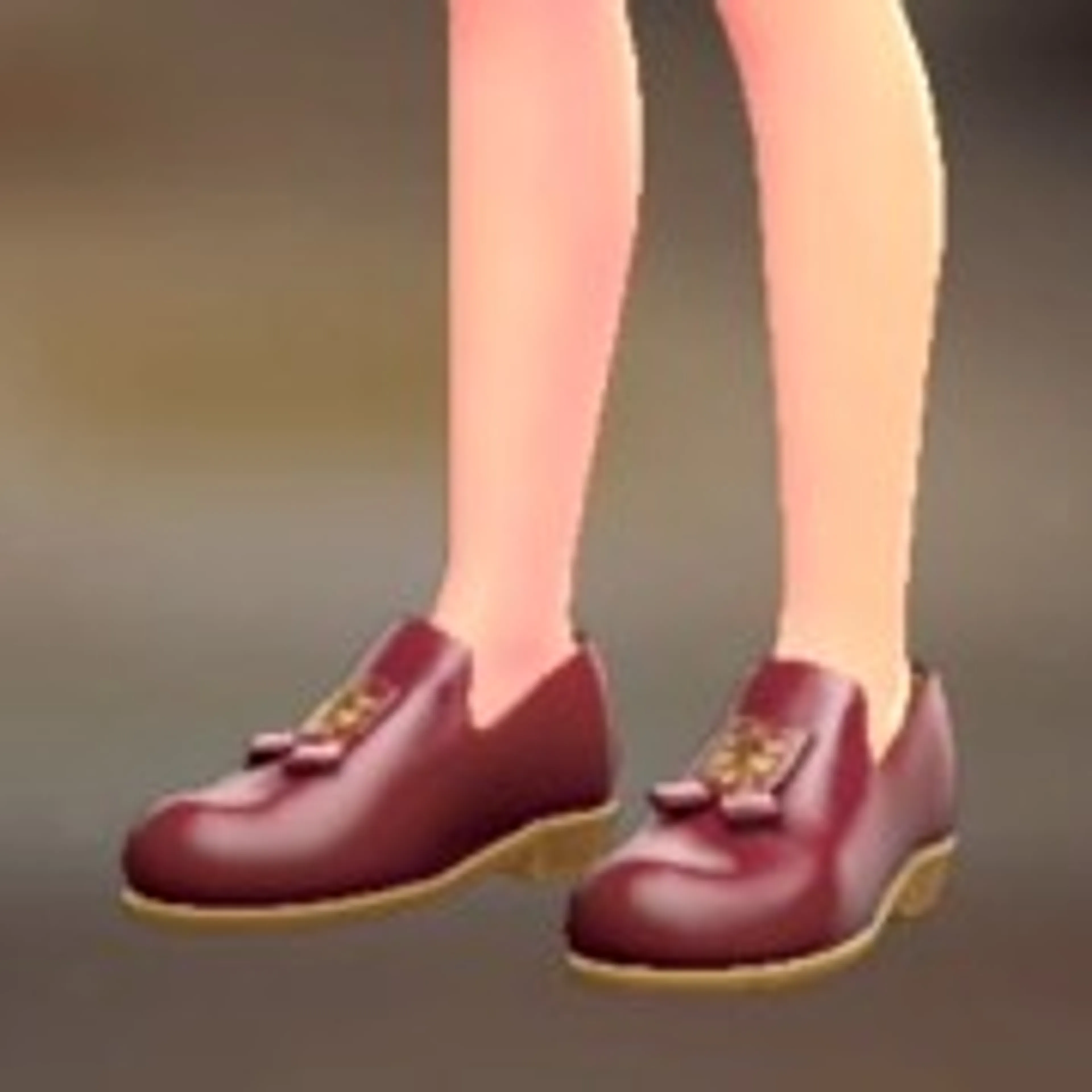 オペラシューズ - ワインレッド