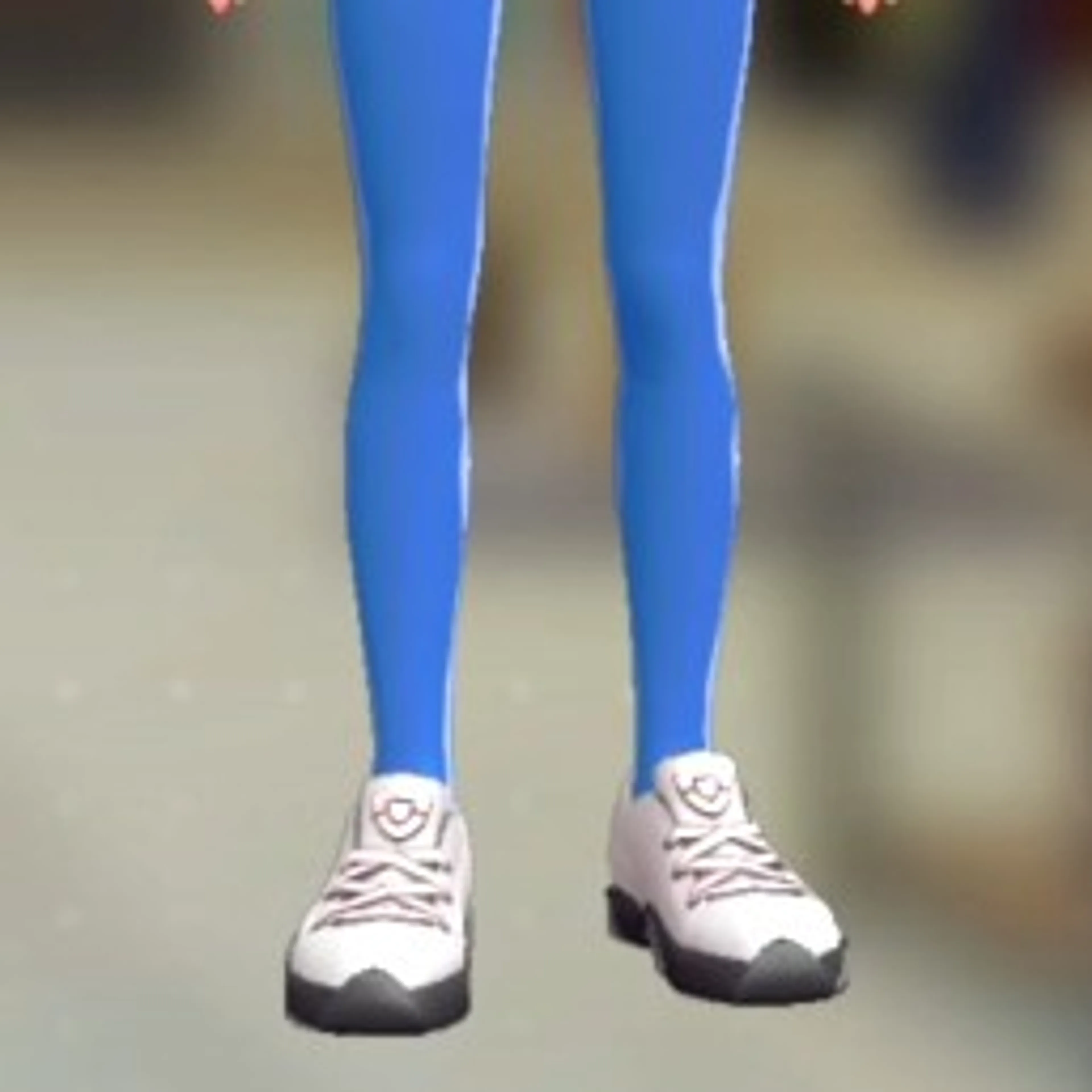 カラータイツ - ブルー