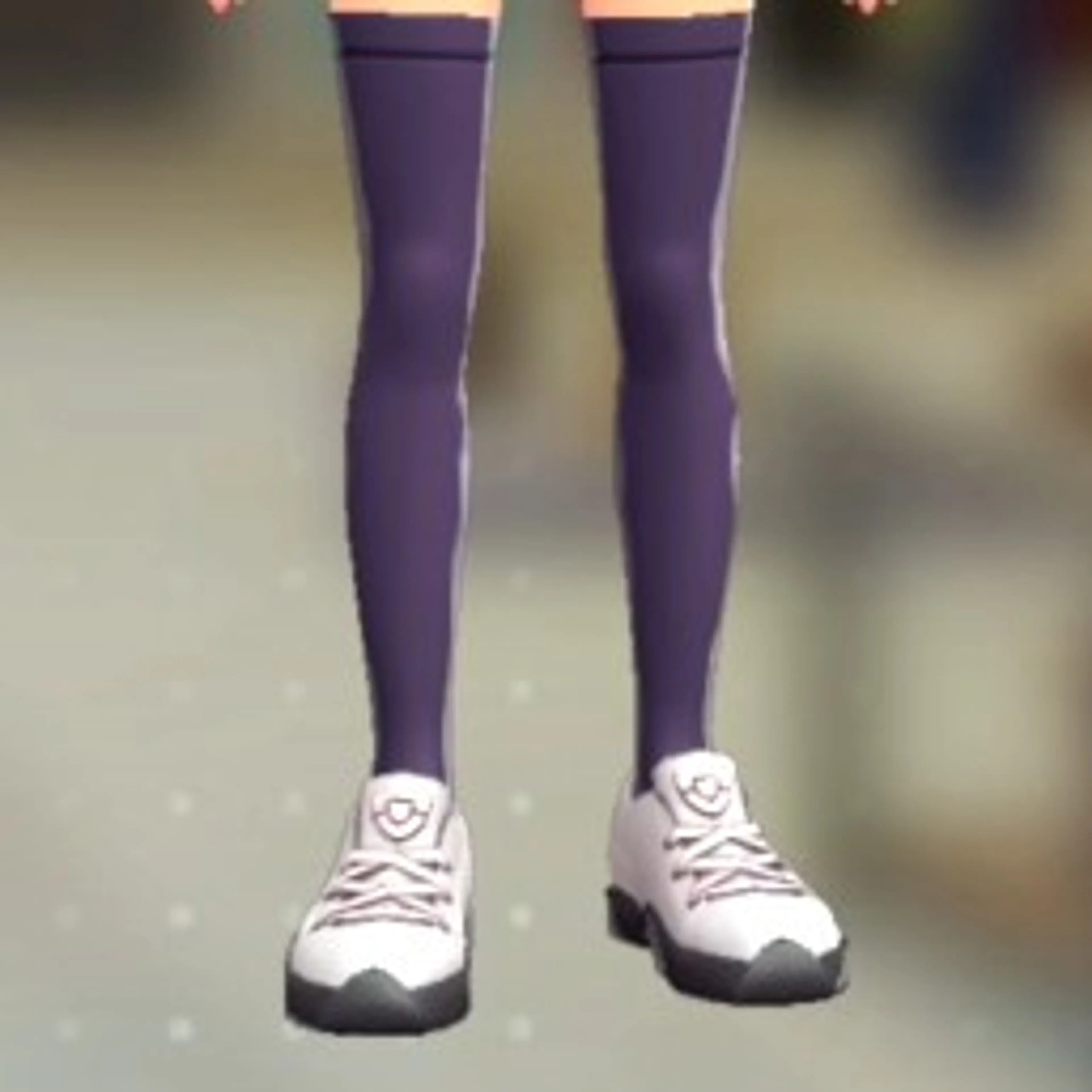 サイハイソックス - パープル