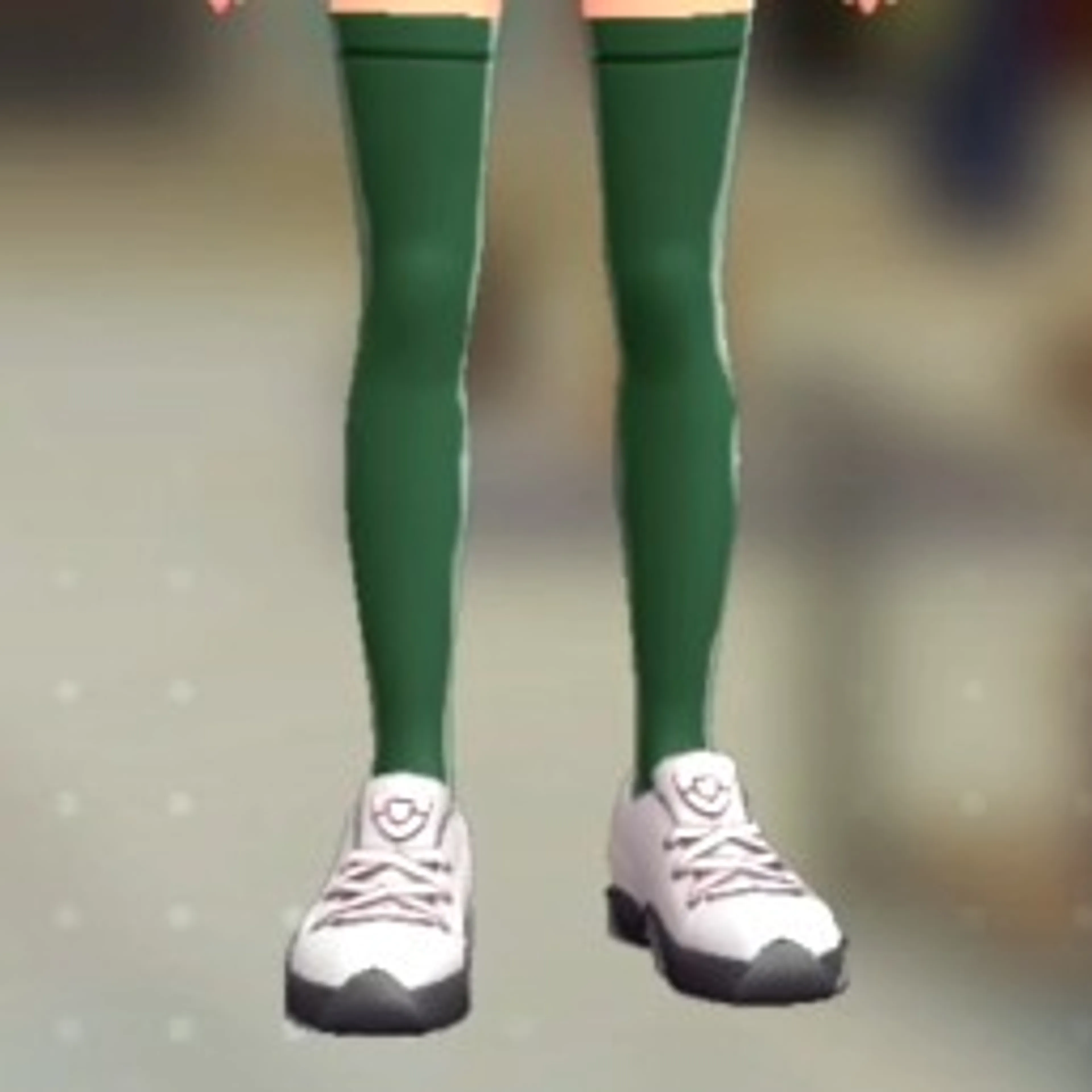 サイハイソックス - グリーン