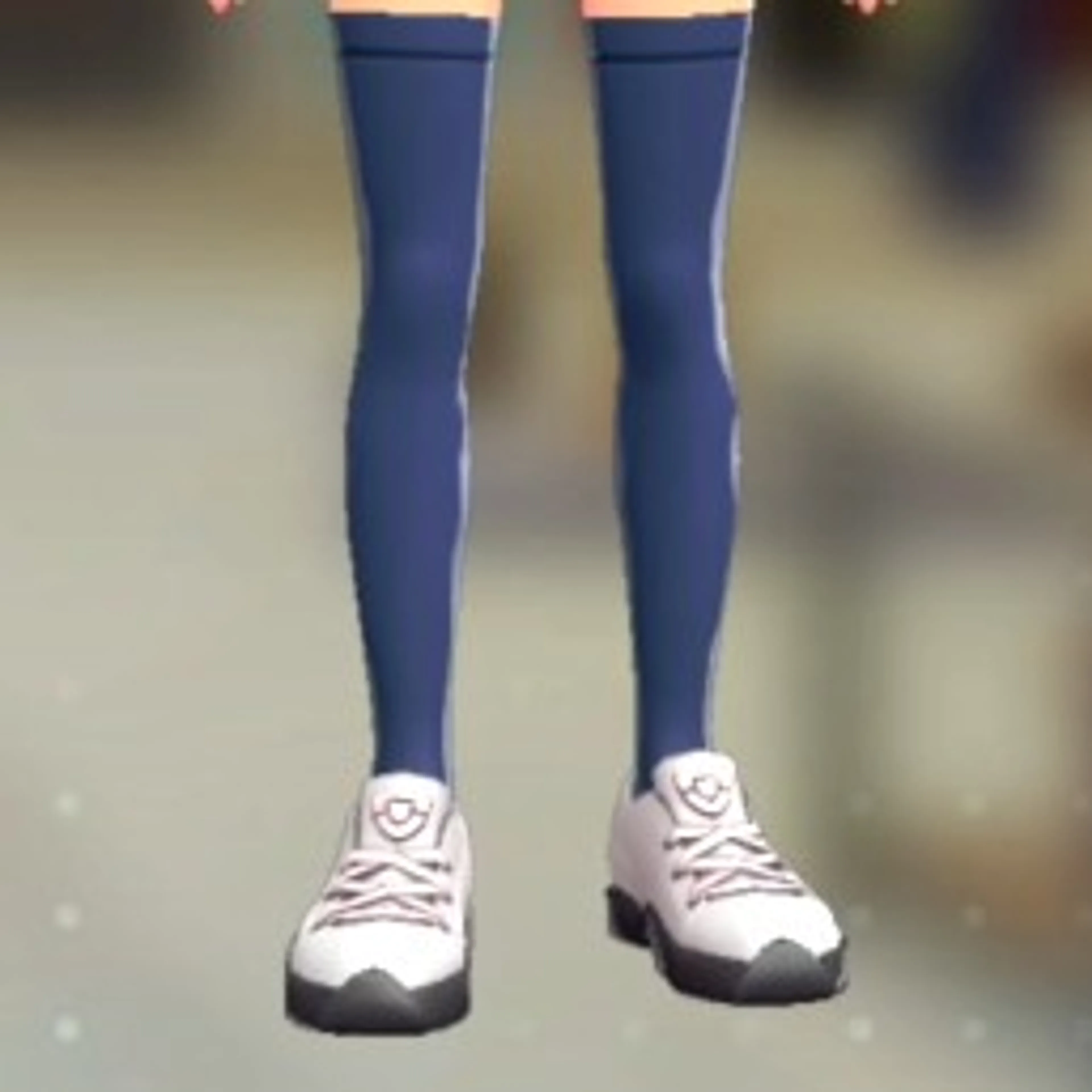 サイハイソックス - ブルー