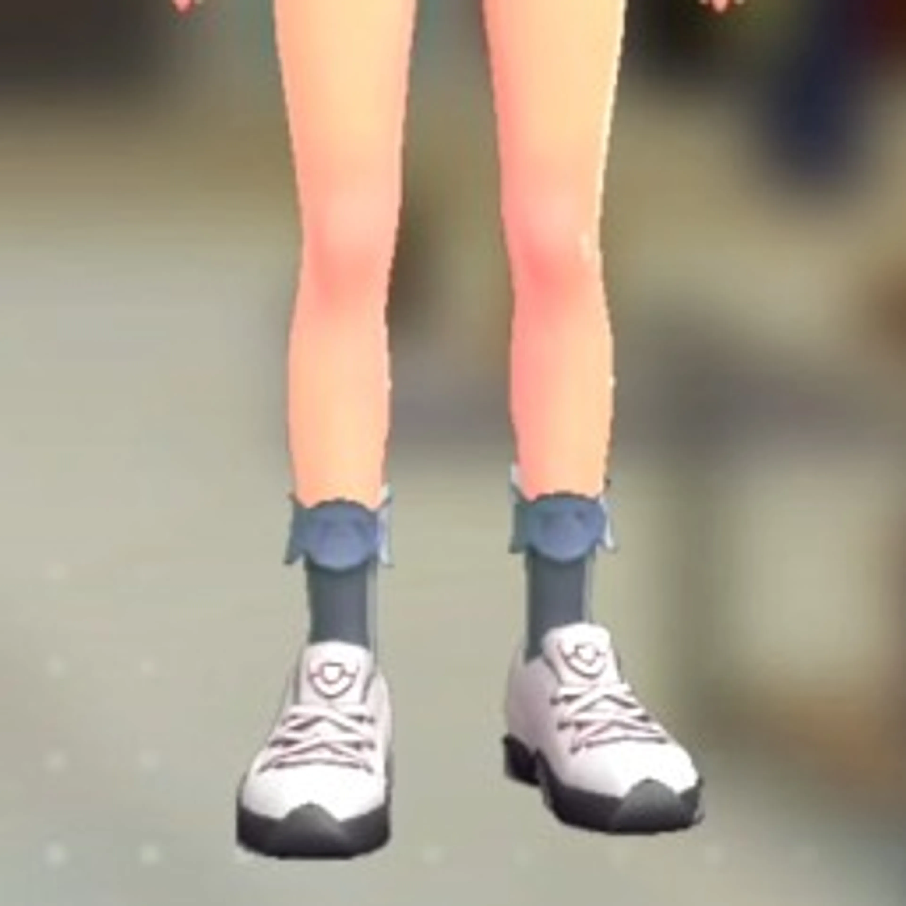 ボーンリボンソックス - ブルー×ブルー