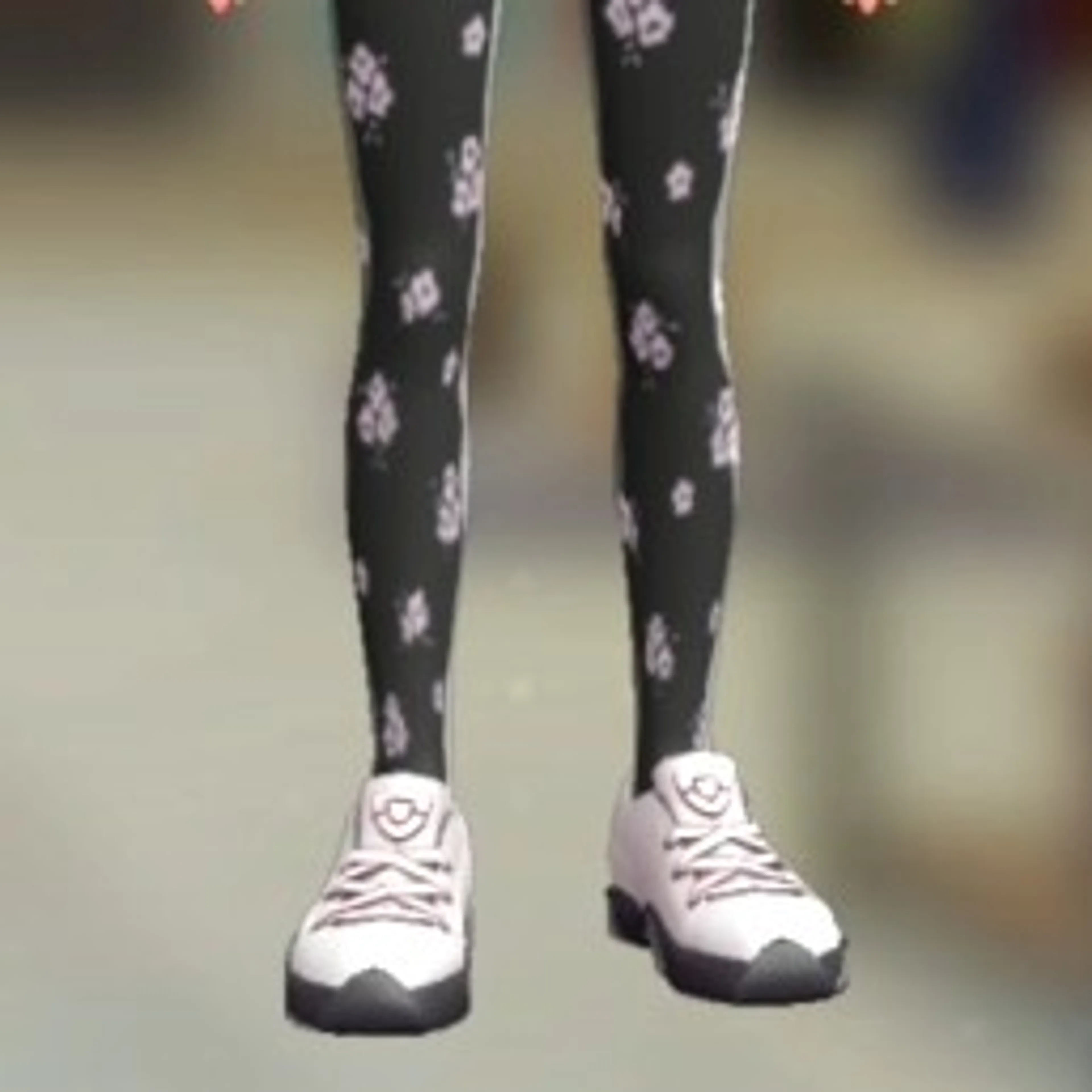 はながらタイツ - ブラック