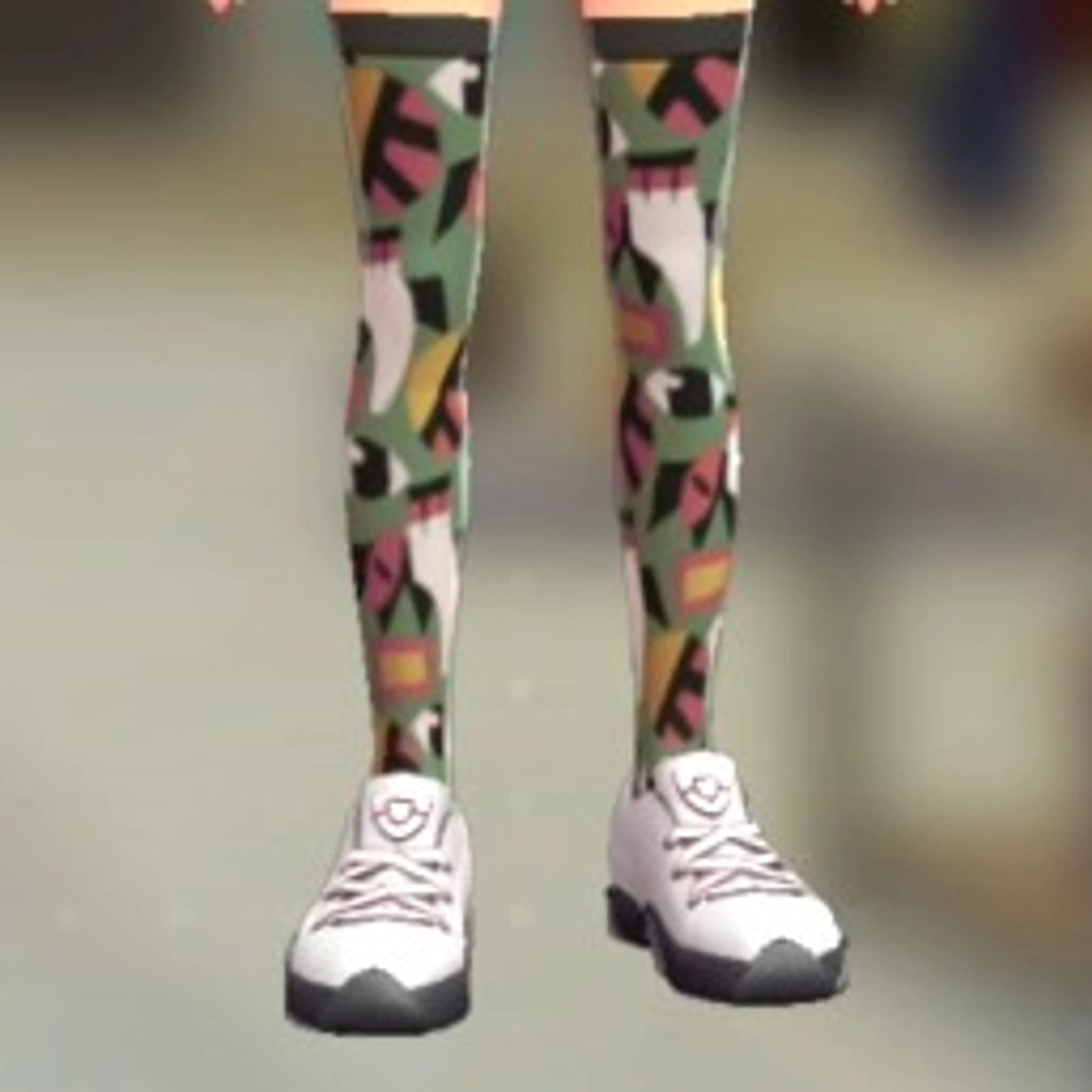 スピリットサイハイソックス - スピリットブラック