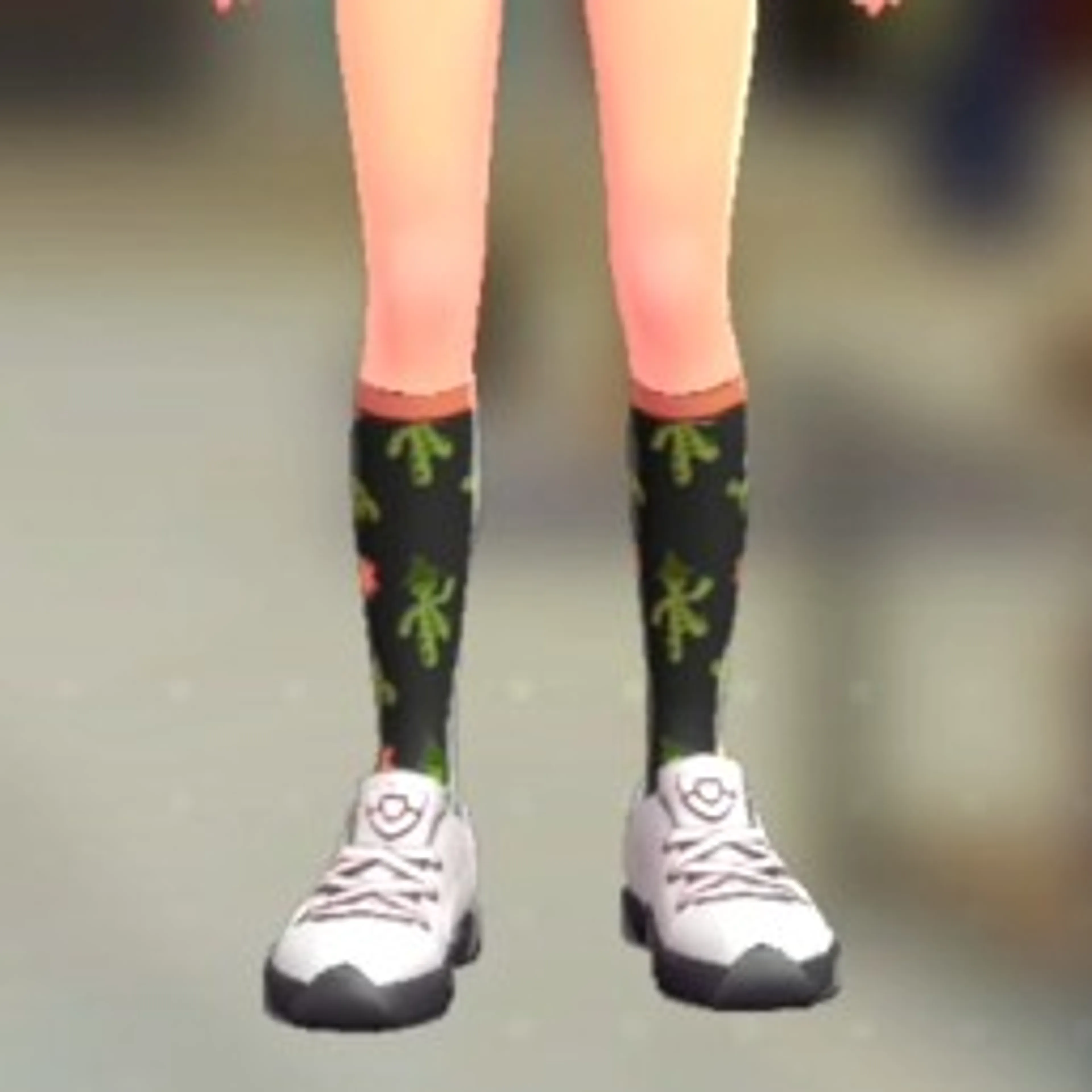 カクタスハイソックス - ブラック