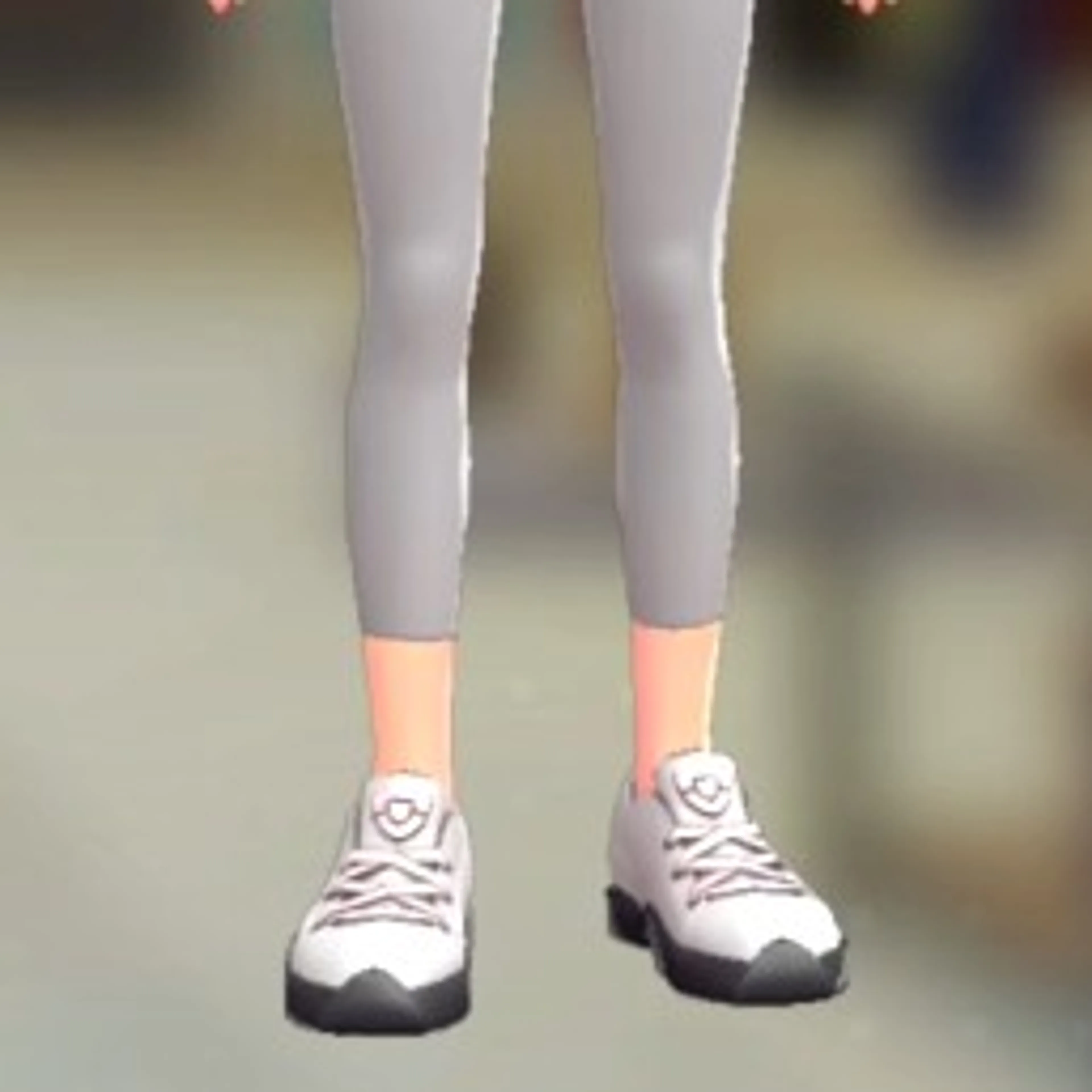 8分丈レギンス - グレー