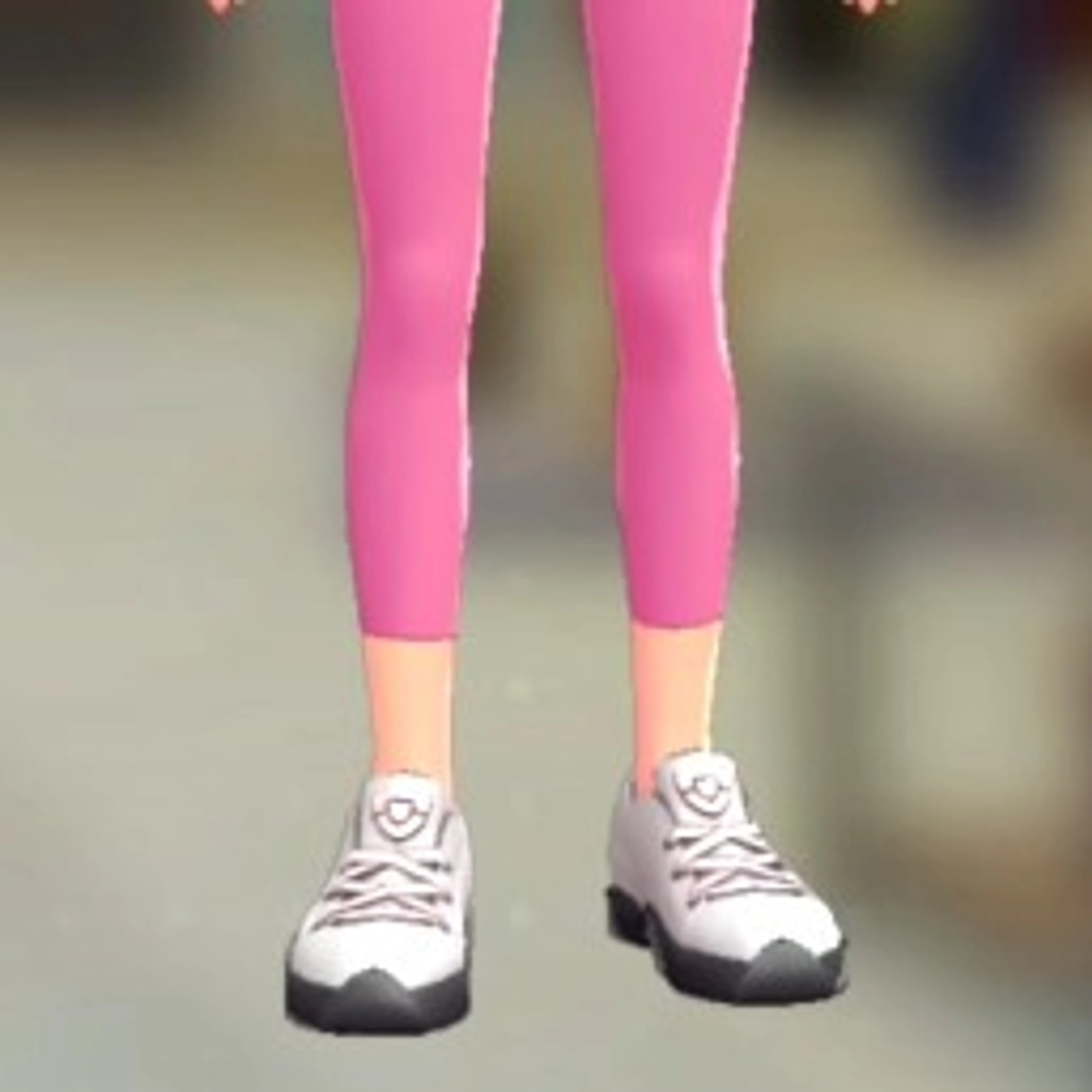 8分丈レギンス - タフィーピンク