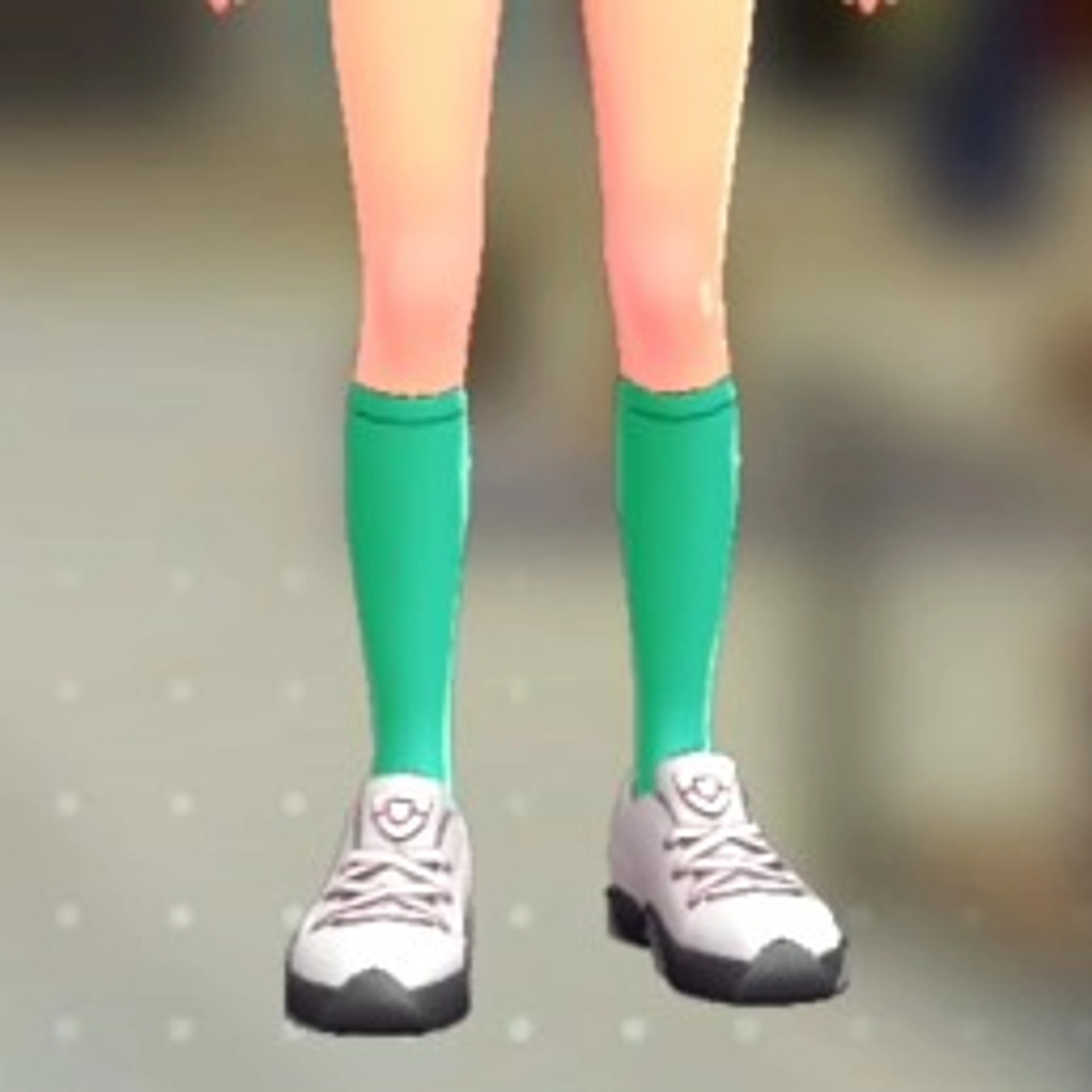 ハイソックス - エメラルドグリーン