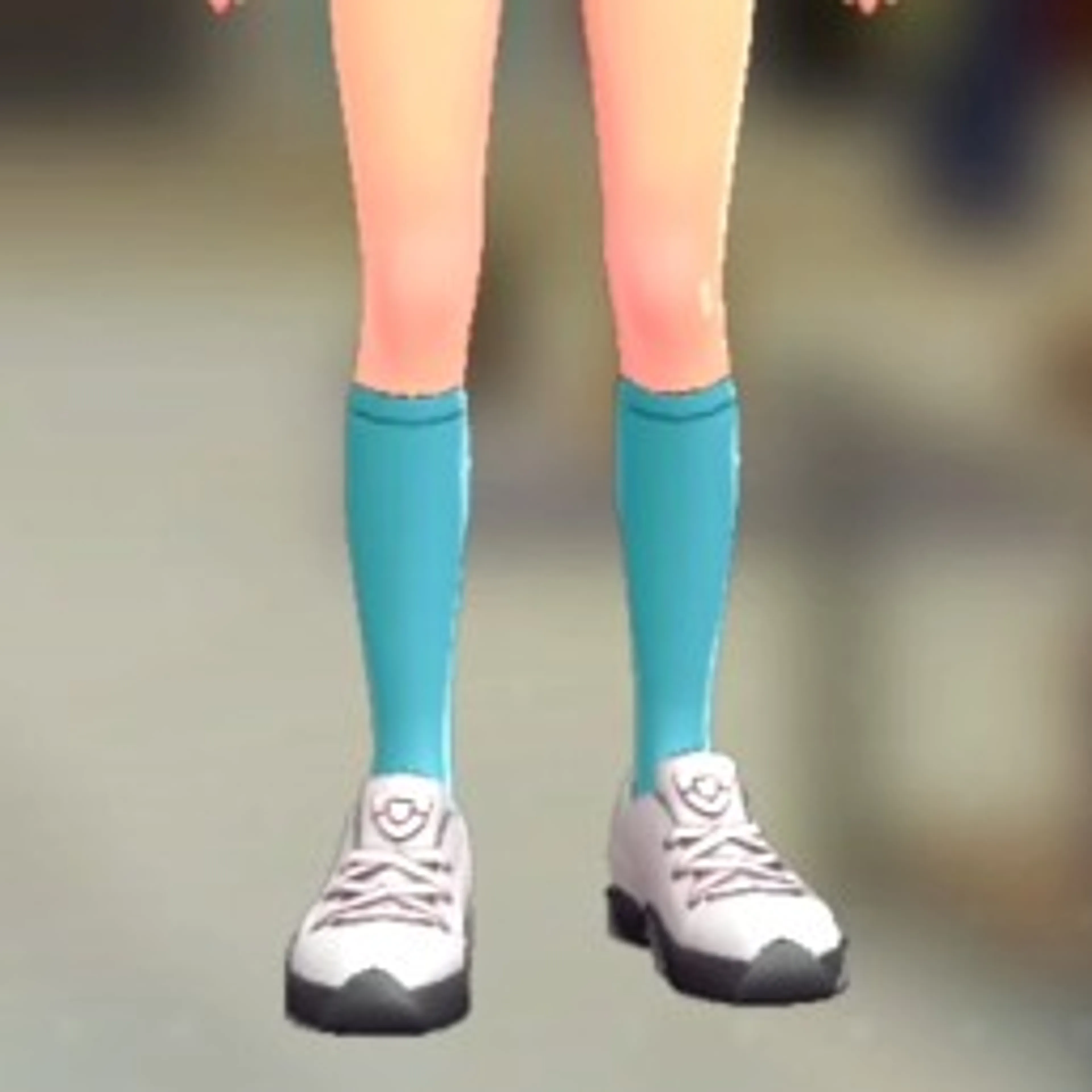 ハイソックス - スカイブルー