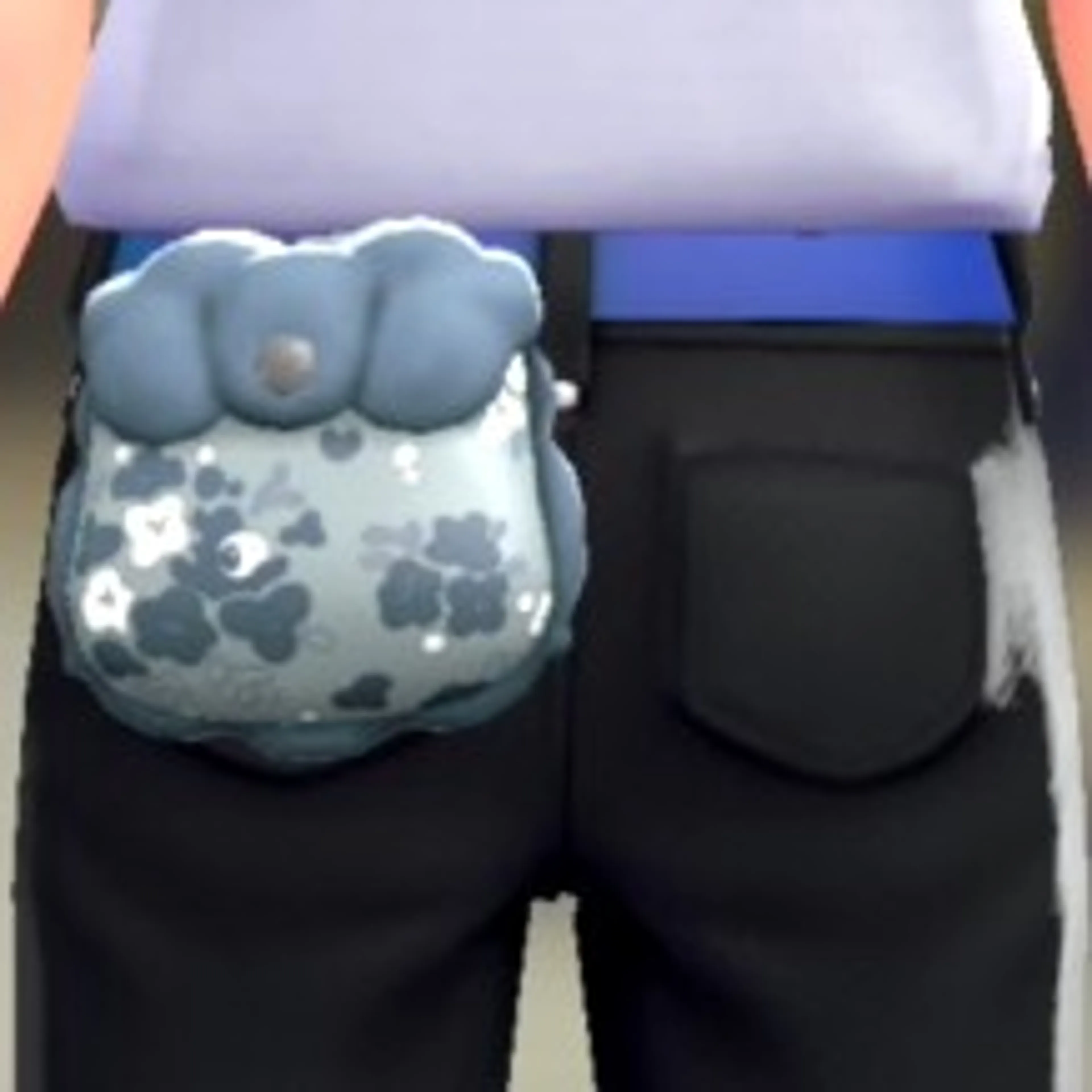 はながらボアポーチ - ブルー