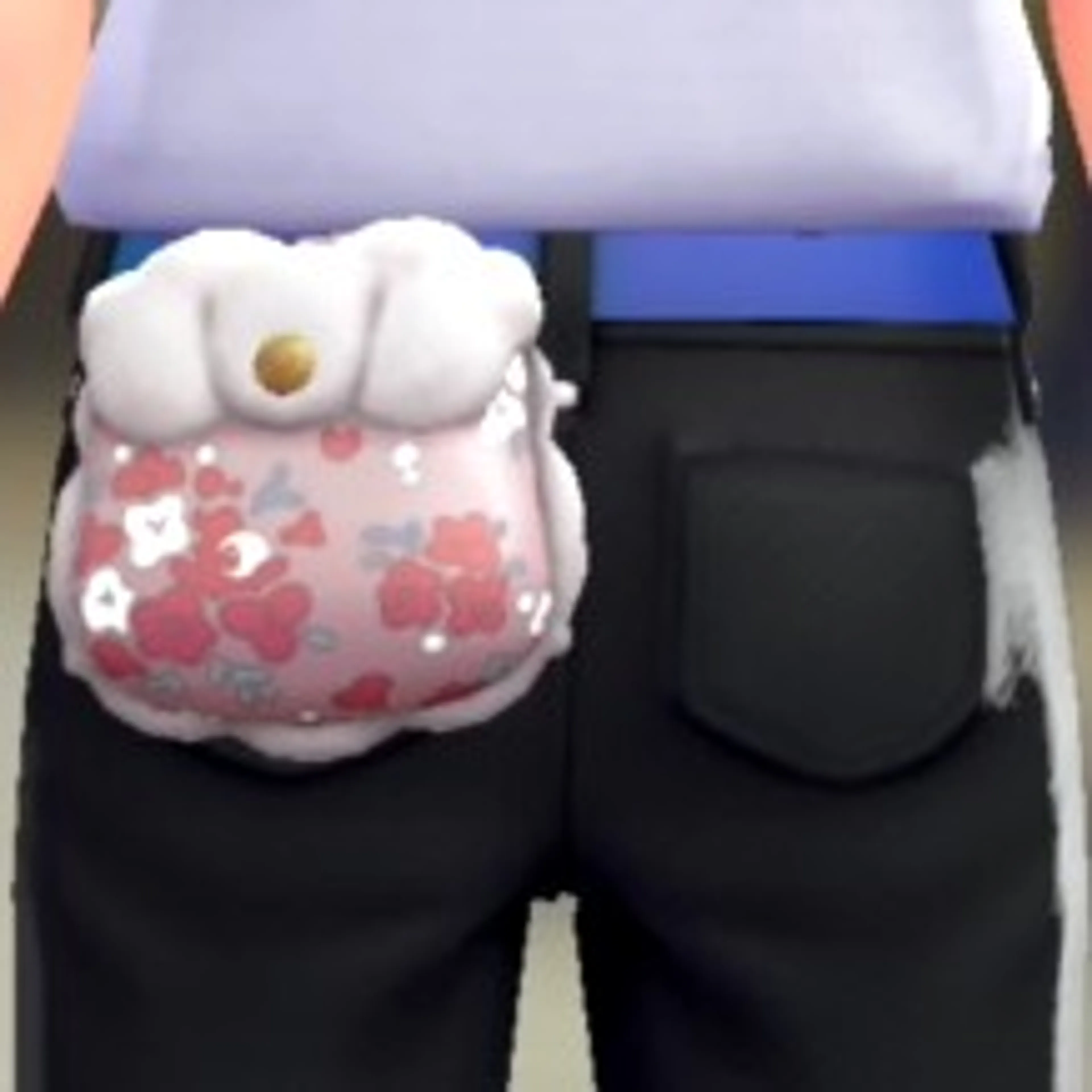 はながらボアポーチ - ピンク