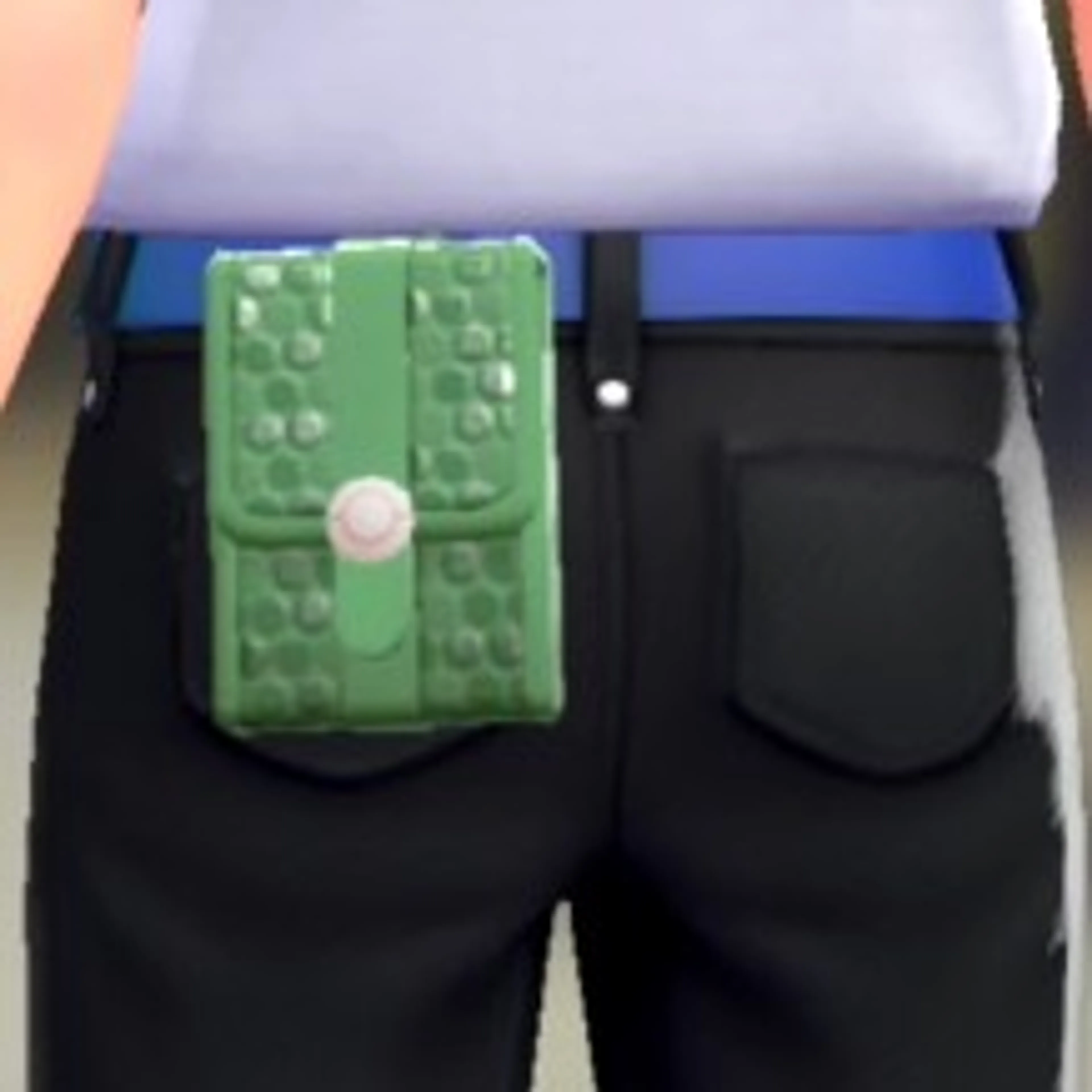 スパンコールスクエアポーチ - グリーン