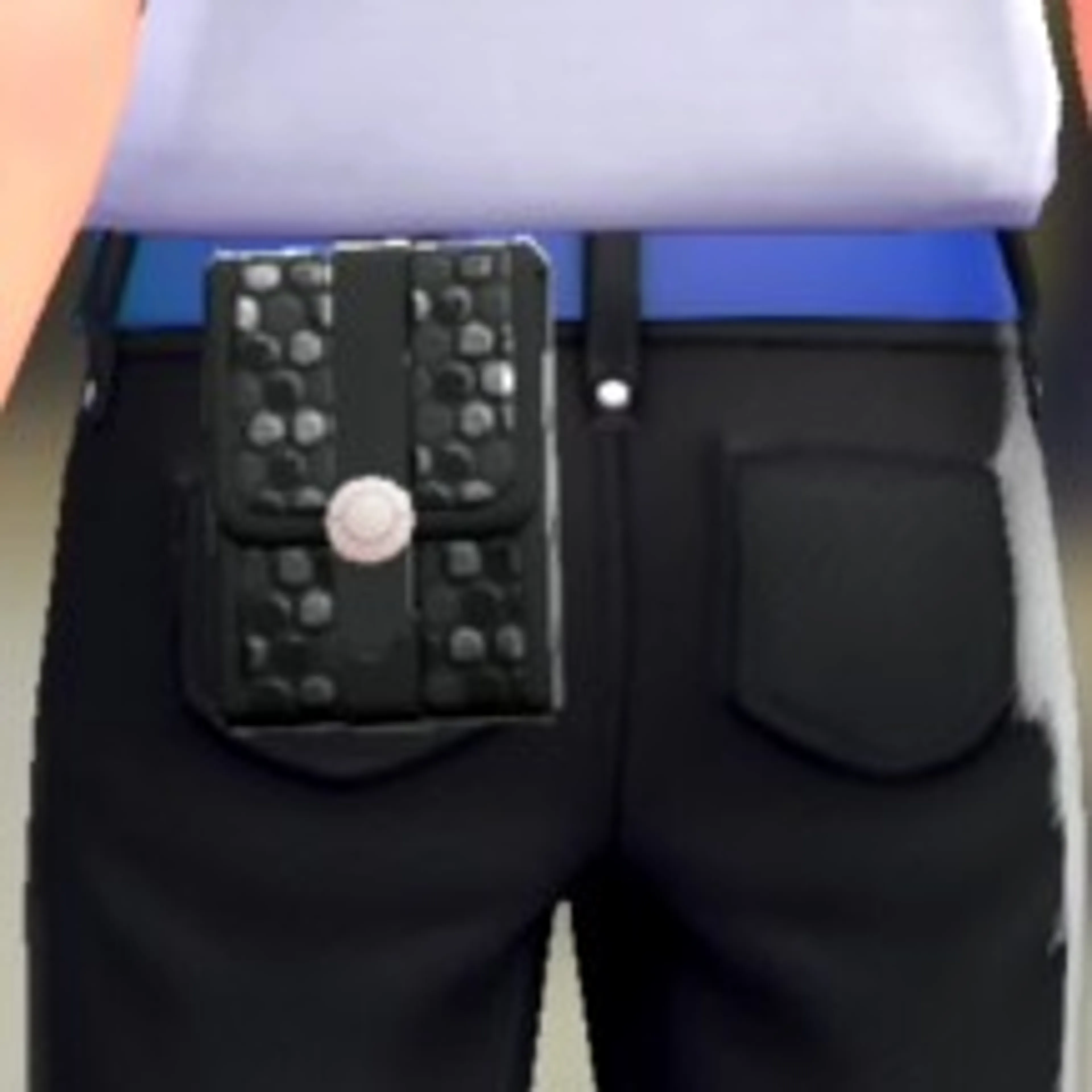 スパンコールスクエアポーチ - ブラック