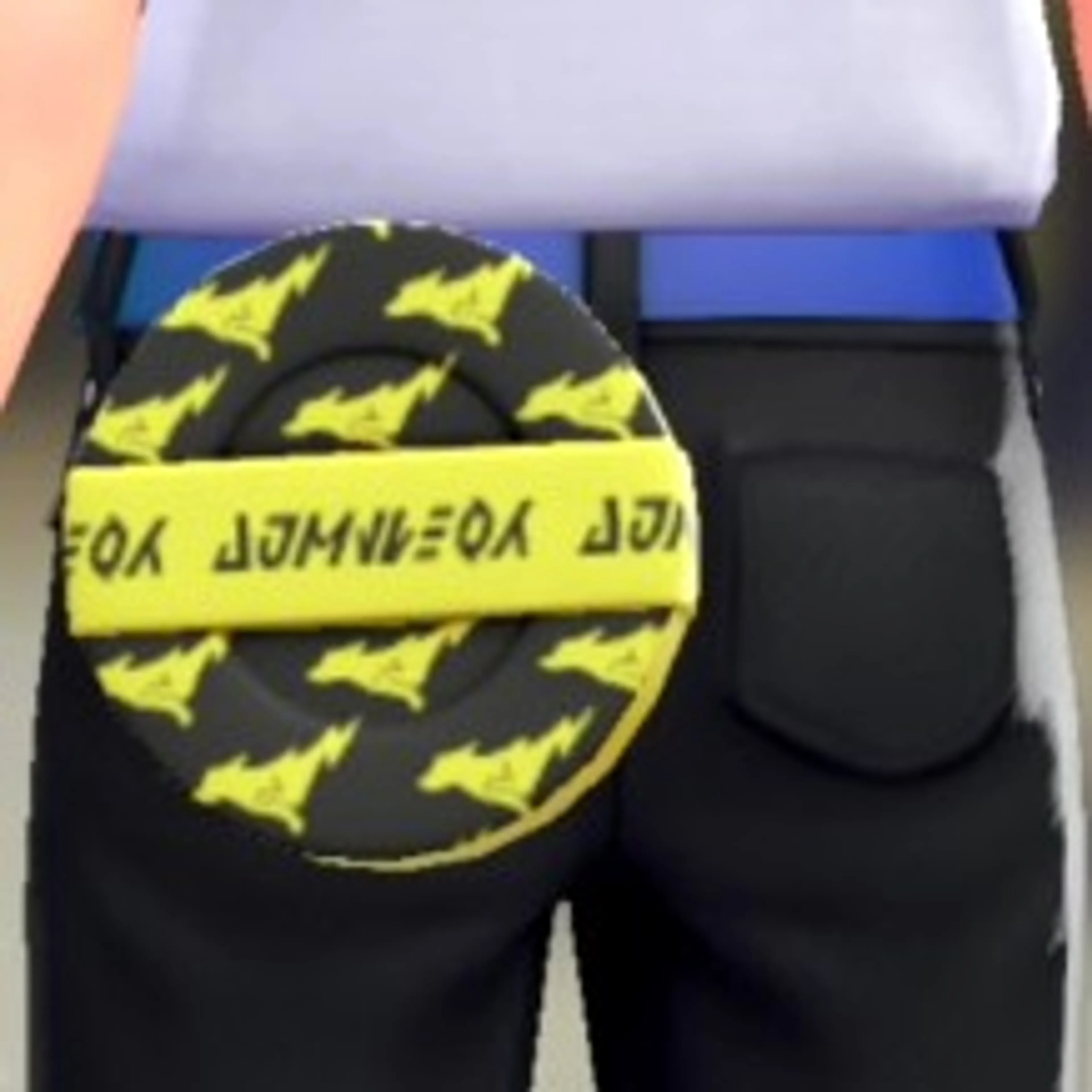 デンソクロゴサークルポーチ - ブラック×イエロー