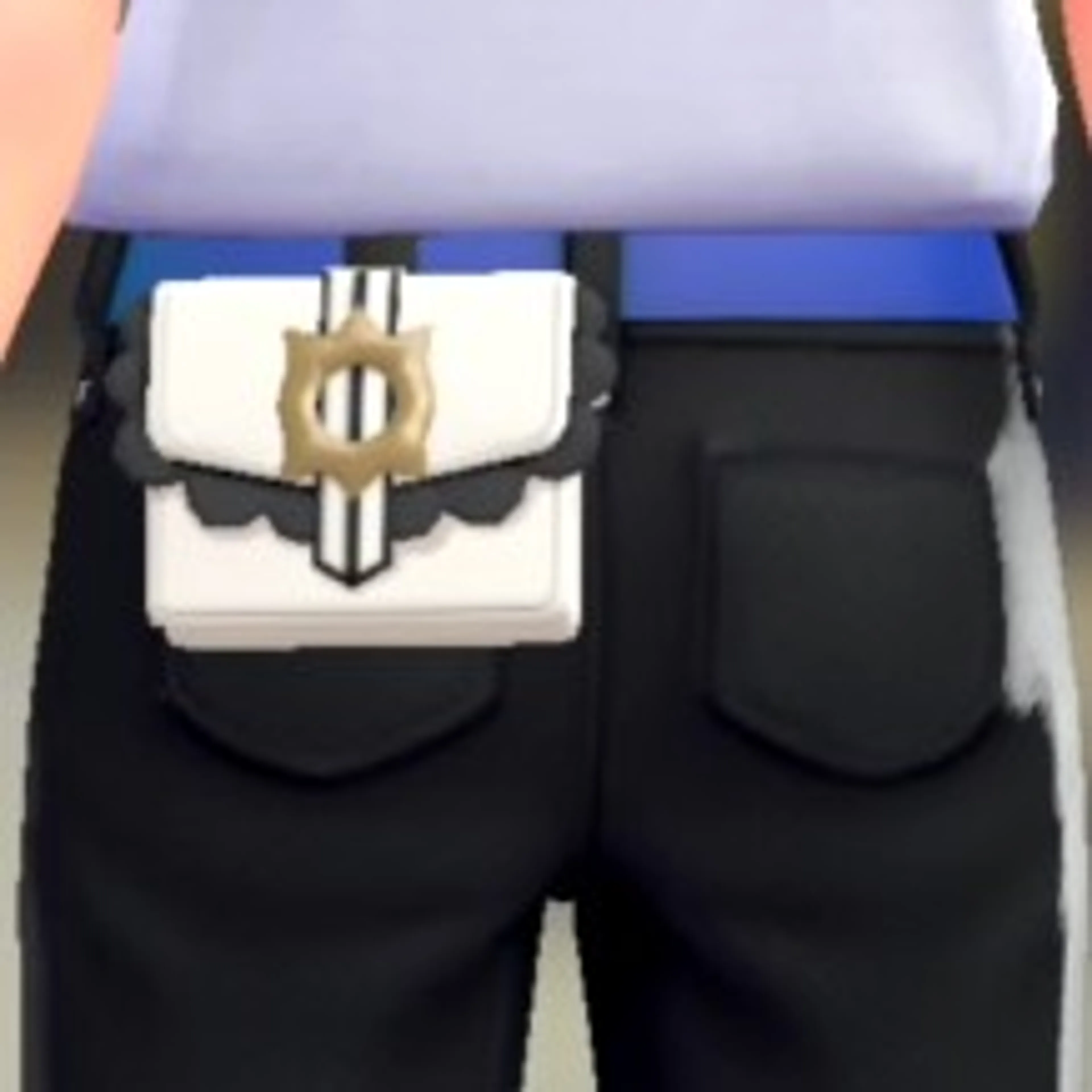 フリルポーチ - シルキーホワイト