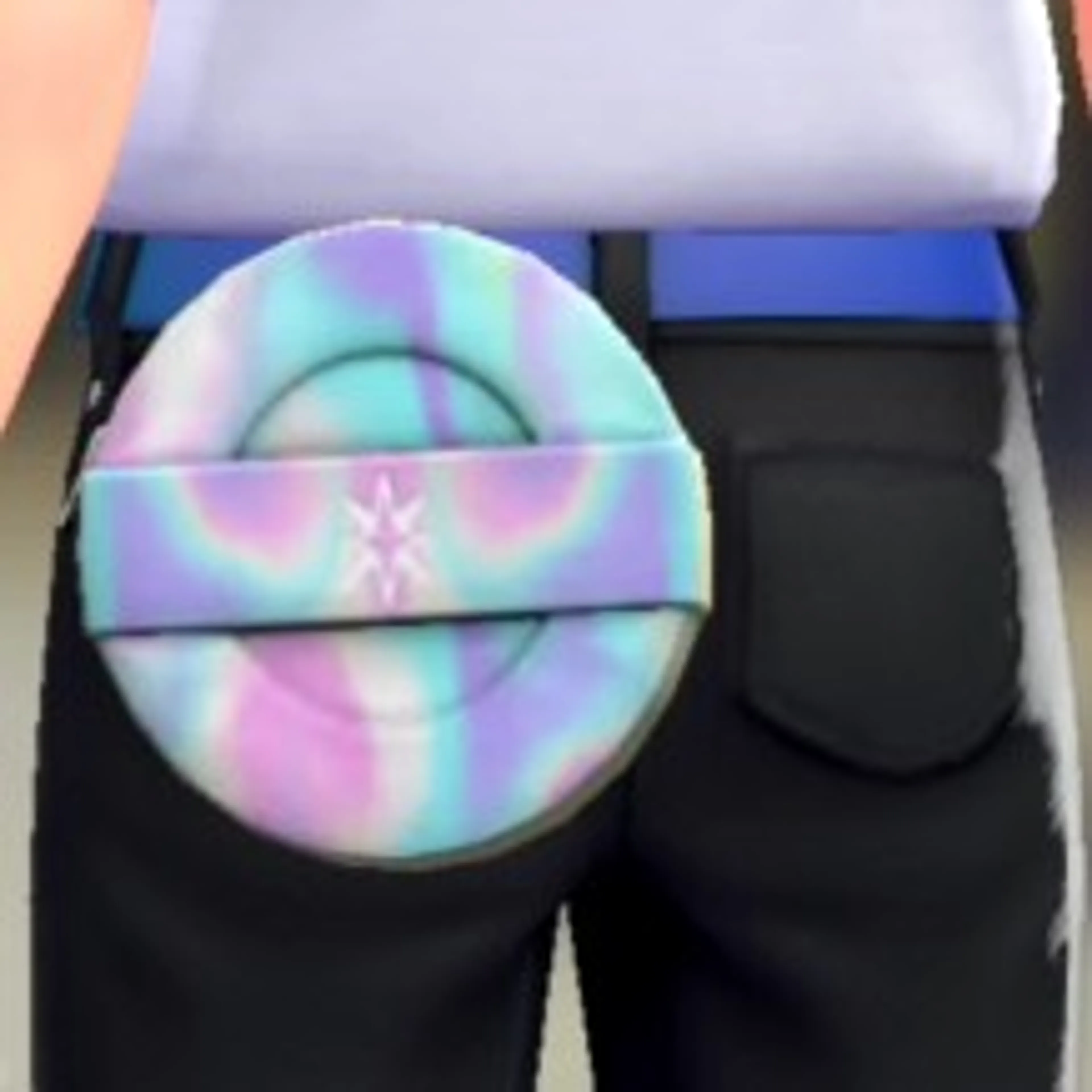 オーロラサークルポーチ - ホワイト