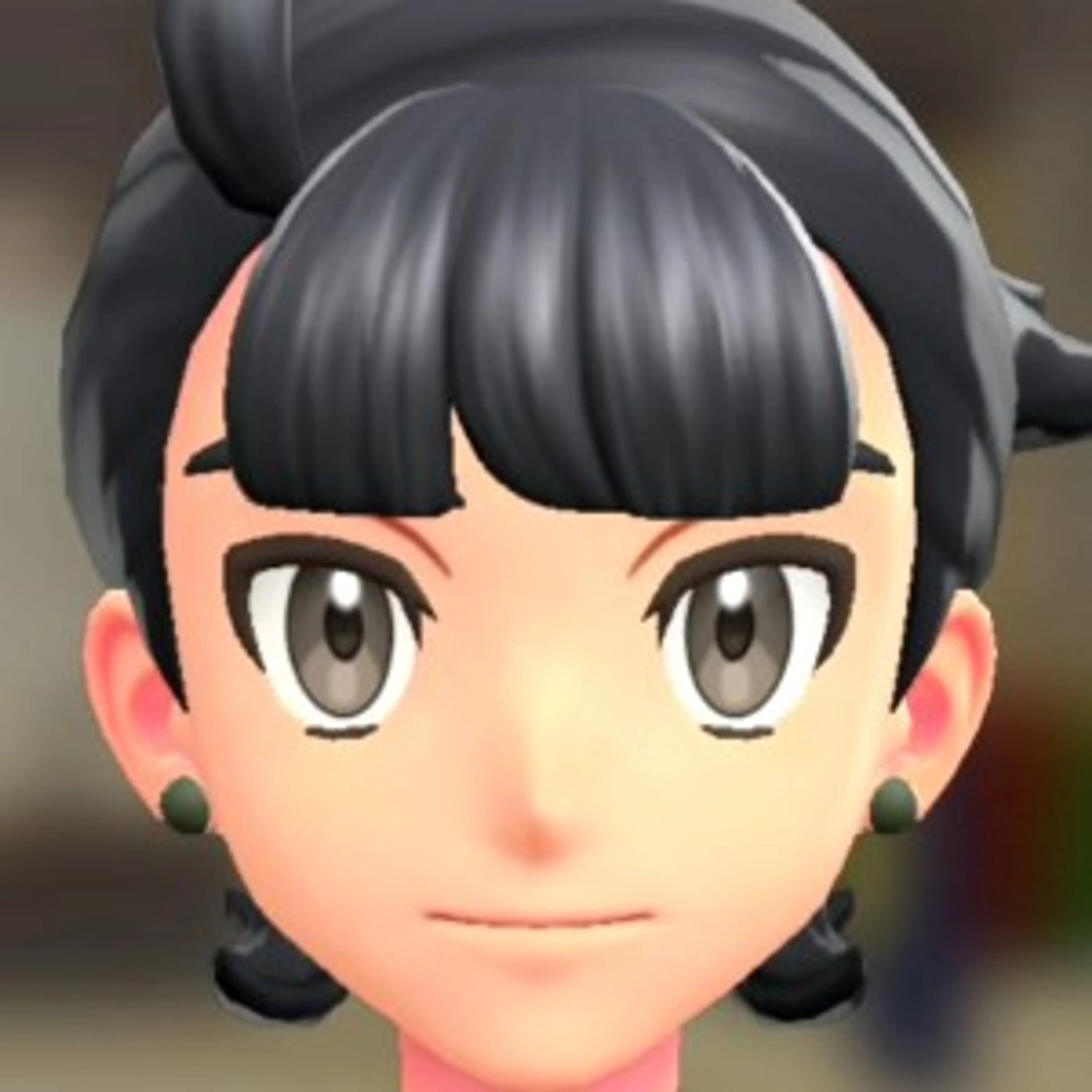 ボールピアス - モスグリーン